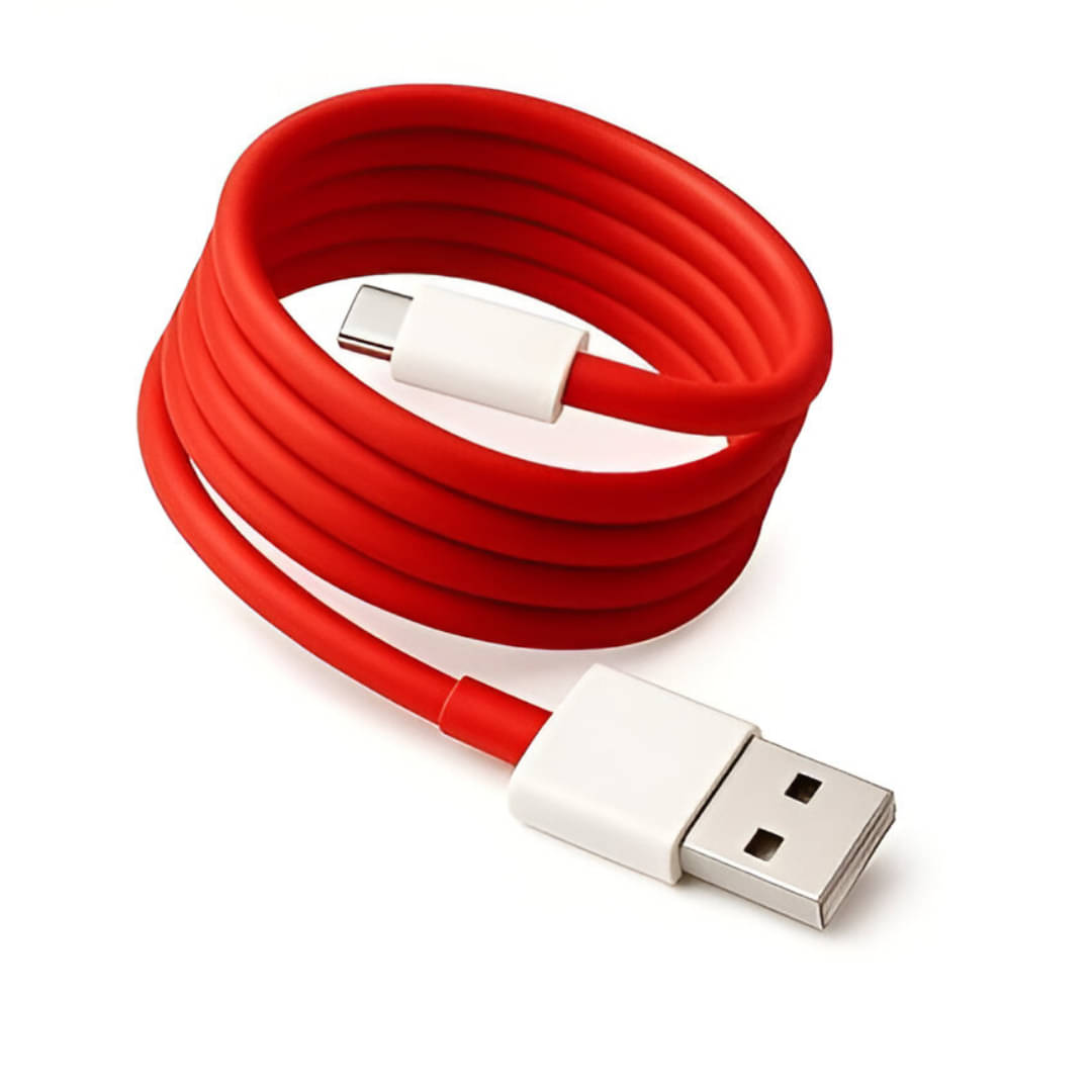     			Fast Charging USB to Type-C Cable – 100W Power Support, High-Speed Data Transfer, Durable Red Design, Compatible with All Type-C Devices, Ideal for Smartphones, Tablets, and Power Banks