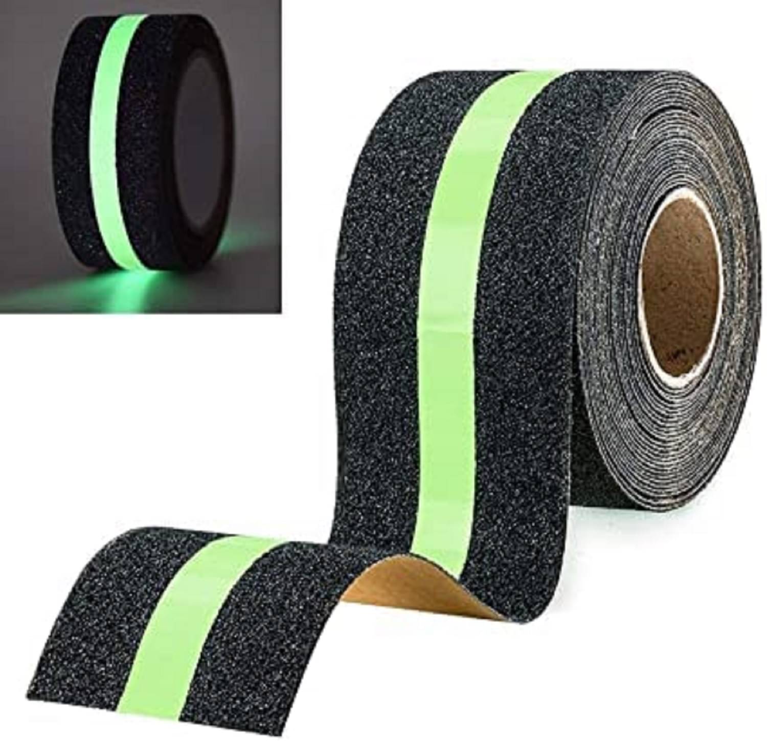 Glow in The Dark Anti-Slip Tape 5M x 5CM Green Fluorescent Safety Grip Tape | Non-Slip Traction Tape for Indoor & Outdoor Use | Waterproof Luminous Tape for Stairs, Ramps, Walkways & More Glow in The Dark Anti-Slip Tape 5M x 5CM Green Fluorescent Safety Grip Tape | Non-Slip Traction Tape for Indoor & Outdoor Use | Waterproof Luminous Tape for Stairs, Ramps, Walkways & More