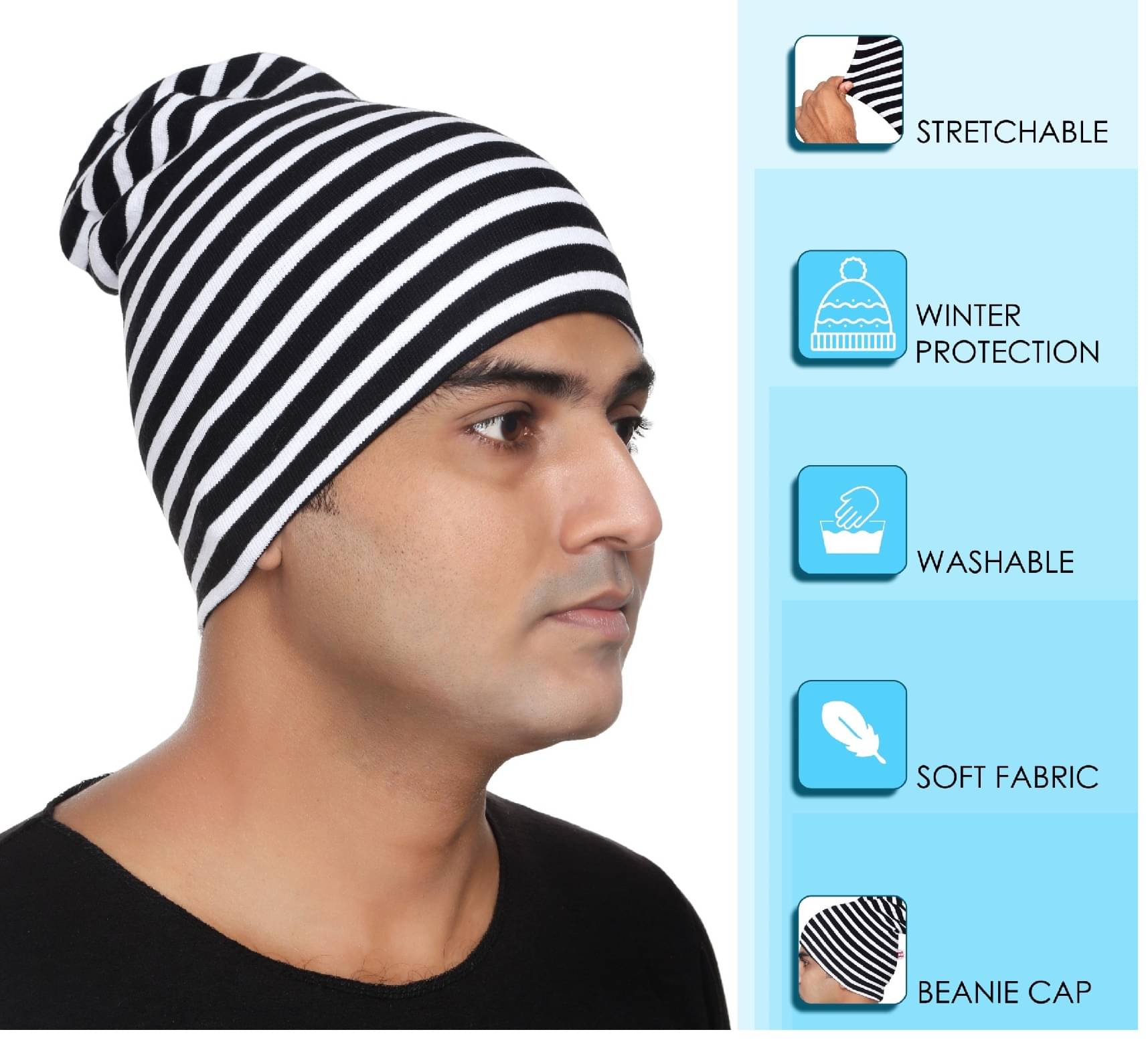     			Im unique Pack of 1 Cotton Men's Cap ( Multicolor )