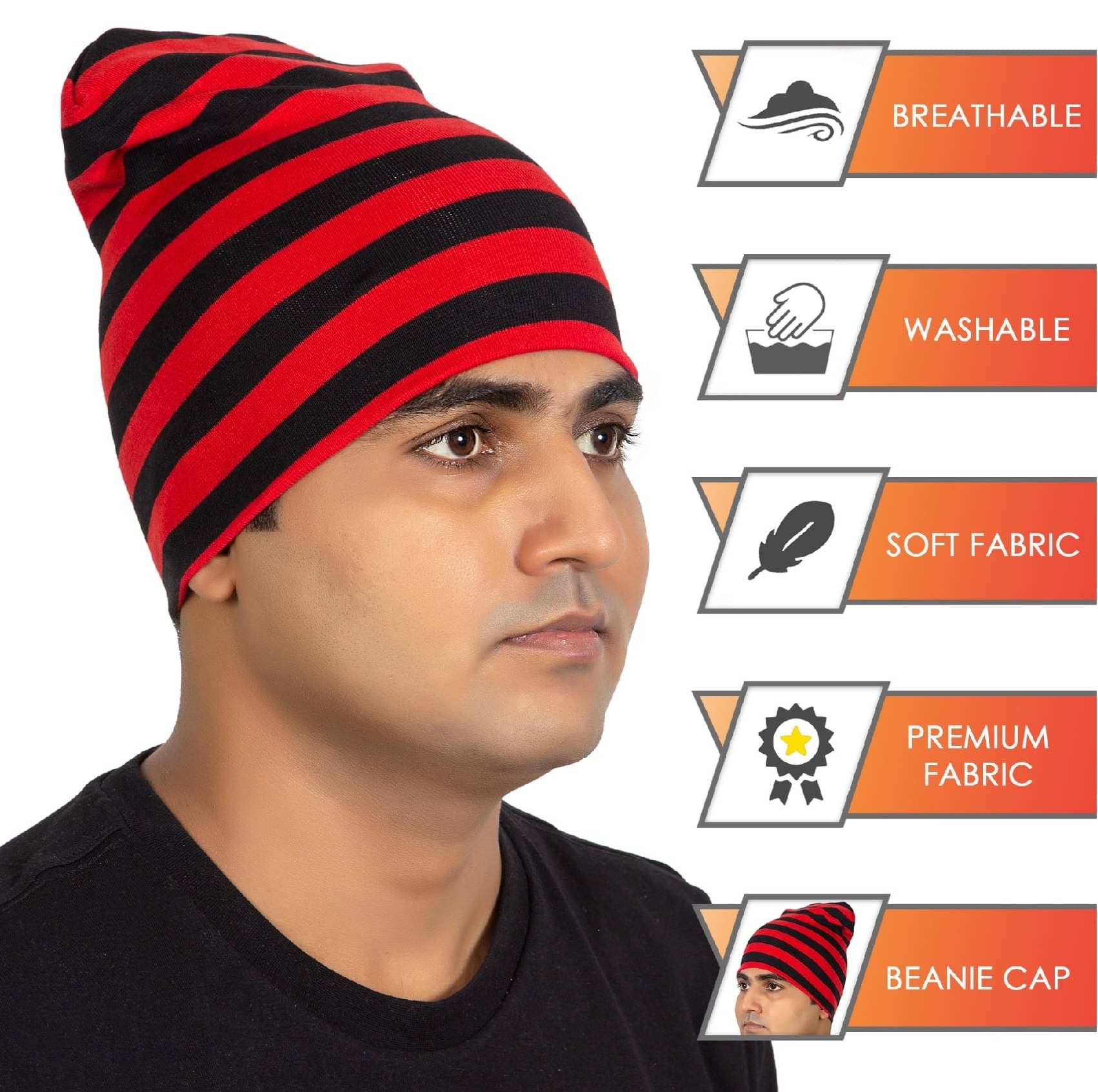 Im unique Pack of 1 Cotton Men's Cap ( Multiciolor 1 ) Im unique Pack of 1 Cotton Men's Cap ( Multiciolor 1 )