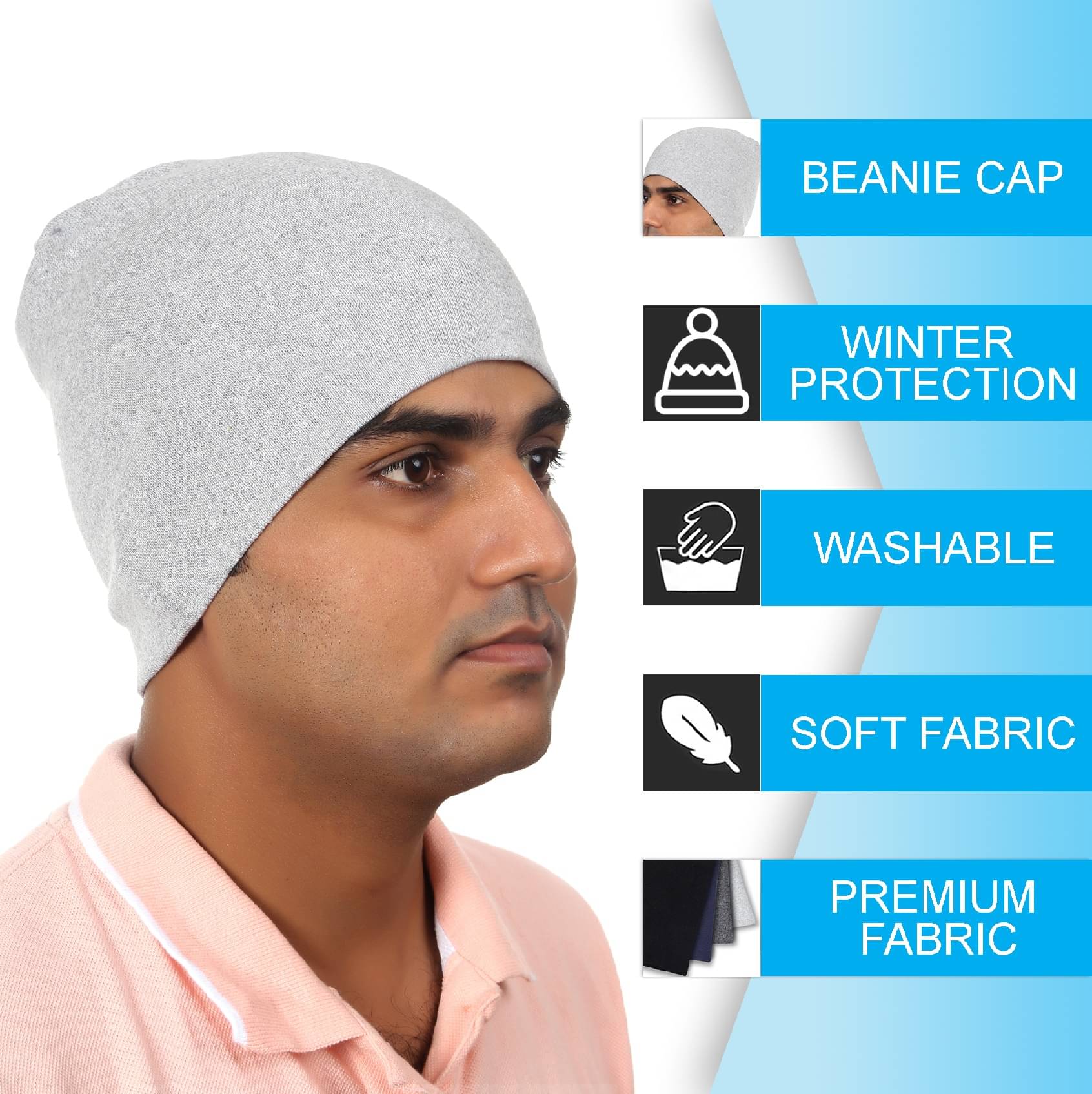 Im unique Pack of 1 Cotton Men's Cap ( Off White ) Im unique Pack of 1 Cotton Men's Cap ( Off White )