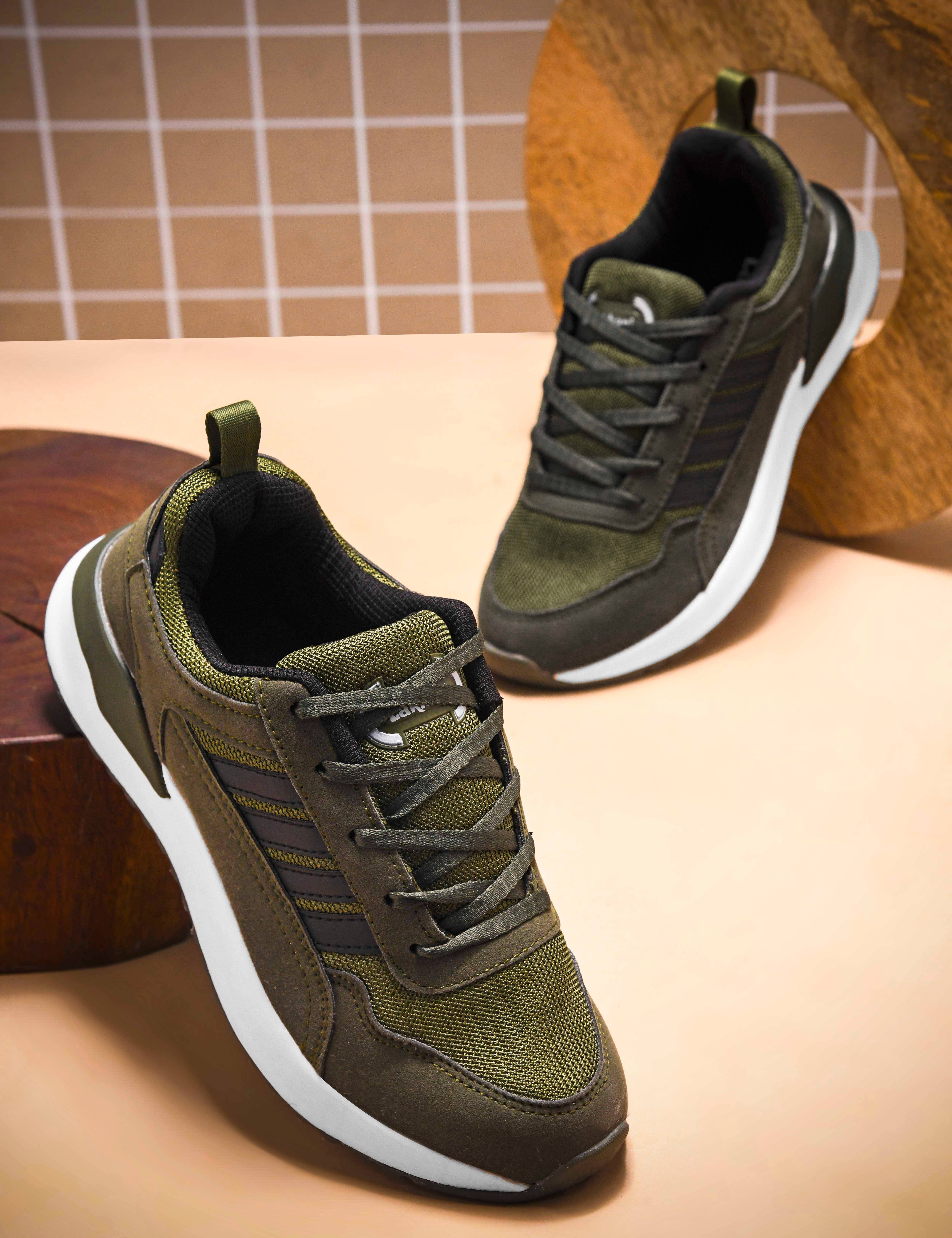 Lakhani Aashirwad Expo-02 Green Men's Sports Running Shoes Lakhani Aashirwad Expo-02 Green Men's Sports Running Shoes