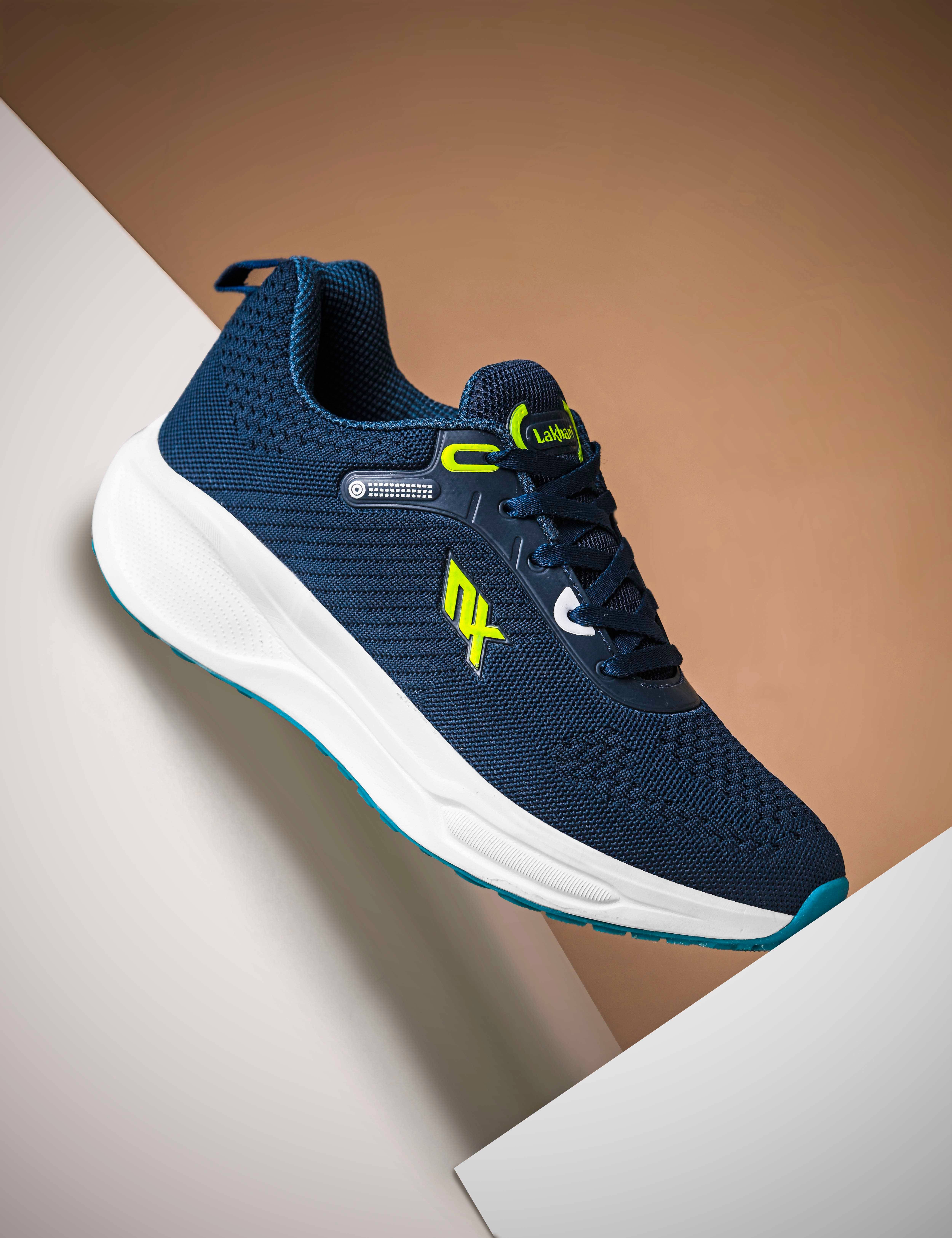     			Lakhani Aashirwad Vitara-09 Teal Men's Sports Running Shoes