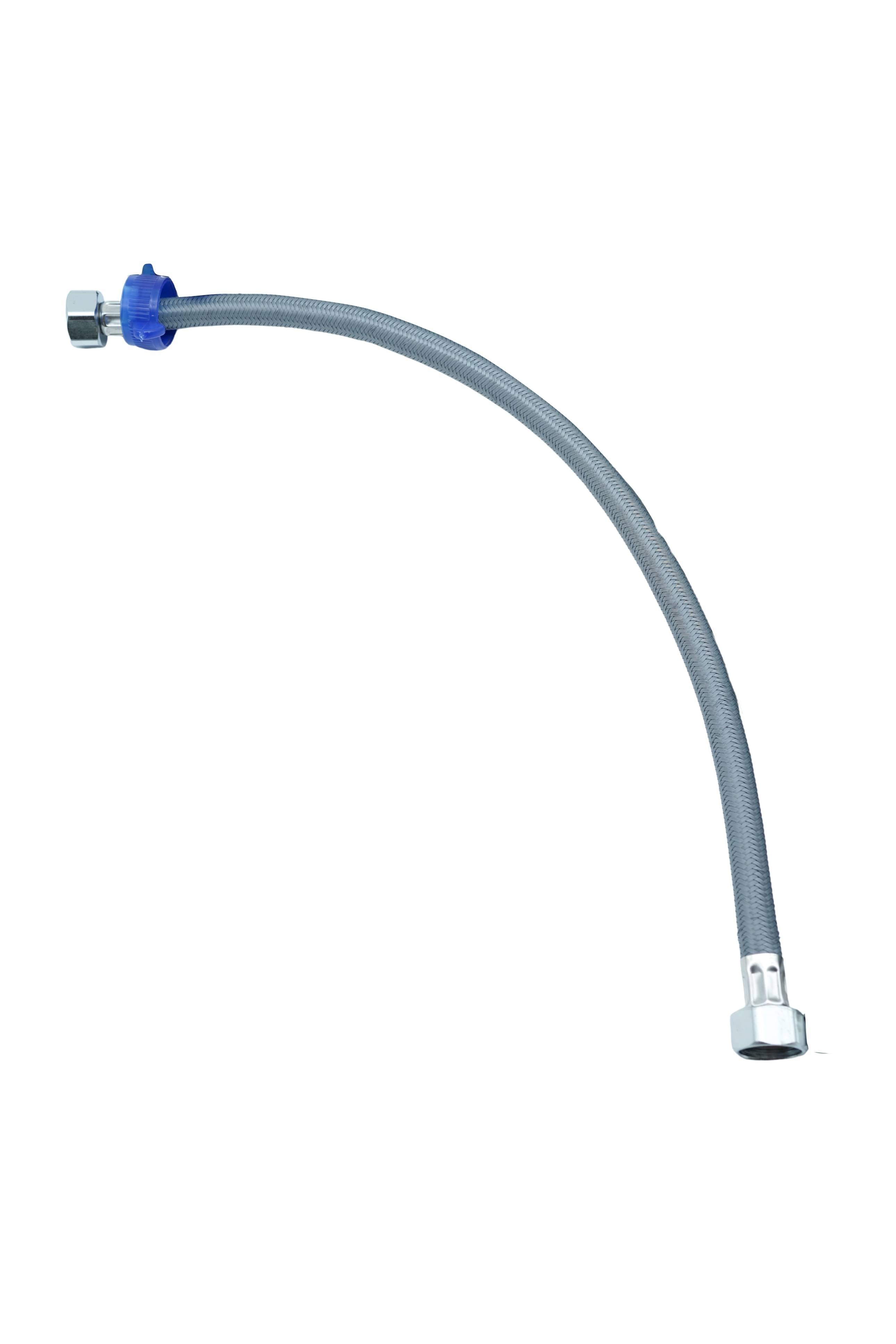     			LuvBath Fitting 30-Inch Heavy SS 304 Connection Pipe | Silver | Leakproof Hose Pipe for Hot & Cold Mixer Faucets | Suitable for Toilet, Basin, Sink, Geyser & Flush Tanks | 1 Piece, 30 inch