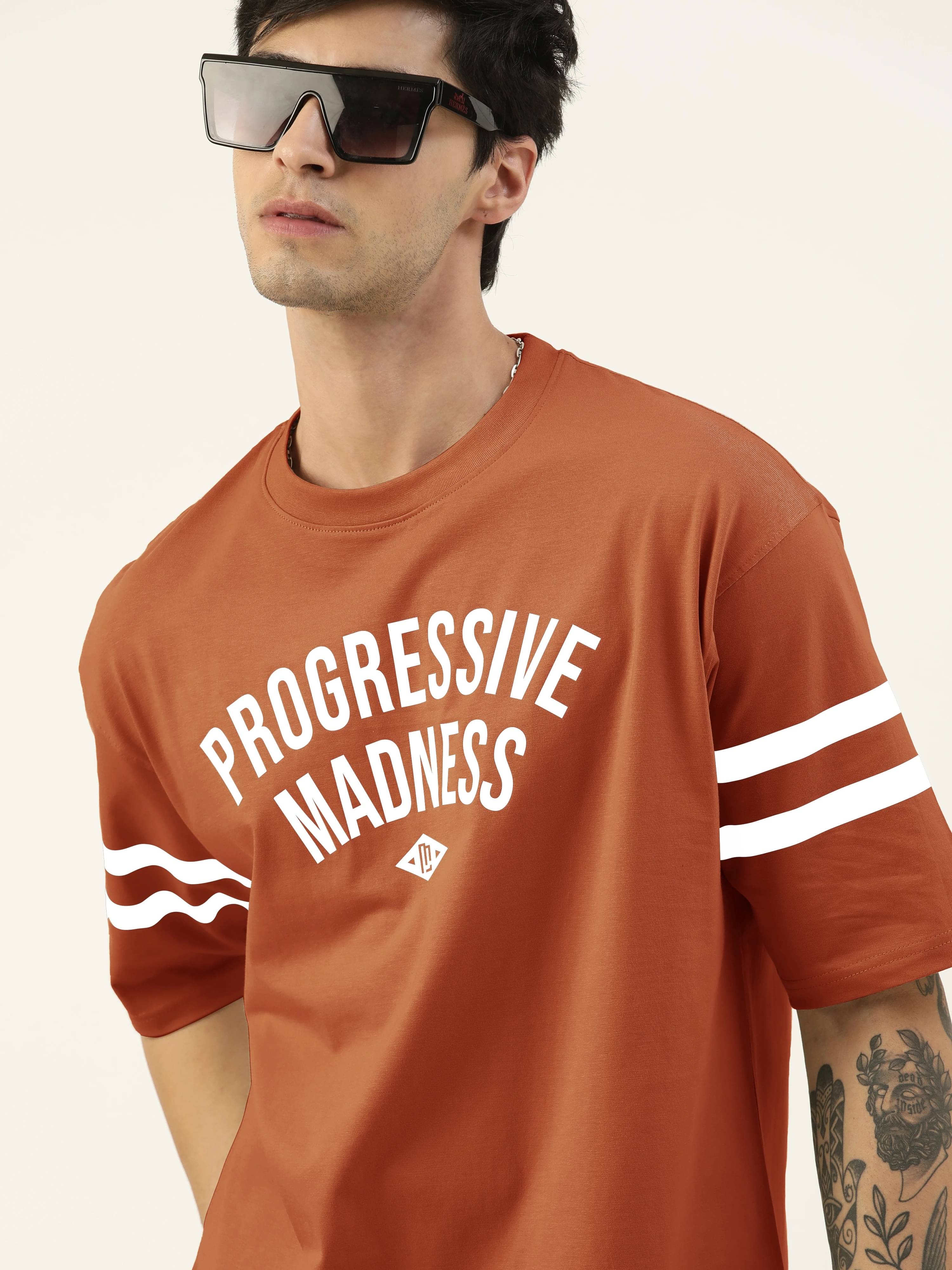 Maniac Men 100% Cotton Oversized Fit Printed T-Shirt ( Multicolor ) Maniac Men 100% Cotton Oversized Fit Printed T-Shirt ( Multicolor )