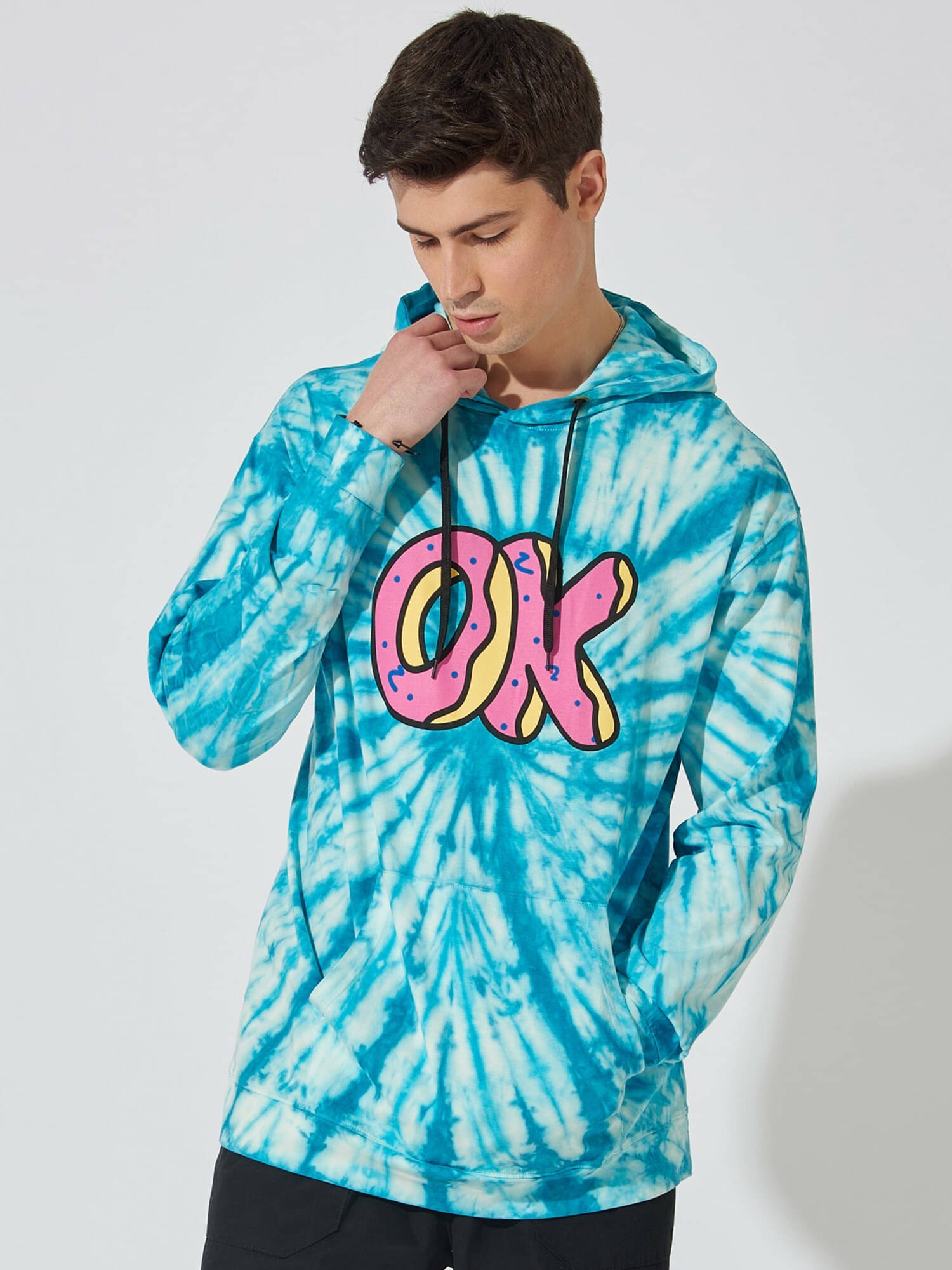 Maniac Men 100% Cotton Oversized Fit Dyed T-Shirt ( Blue ) Maniac Men 100% Cotton Oversized Fit Dyed T-Shirt ( Blue )