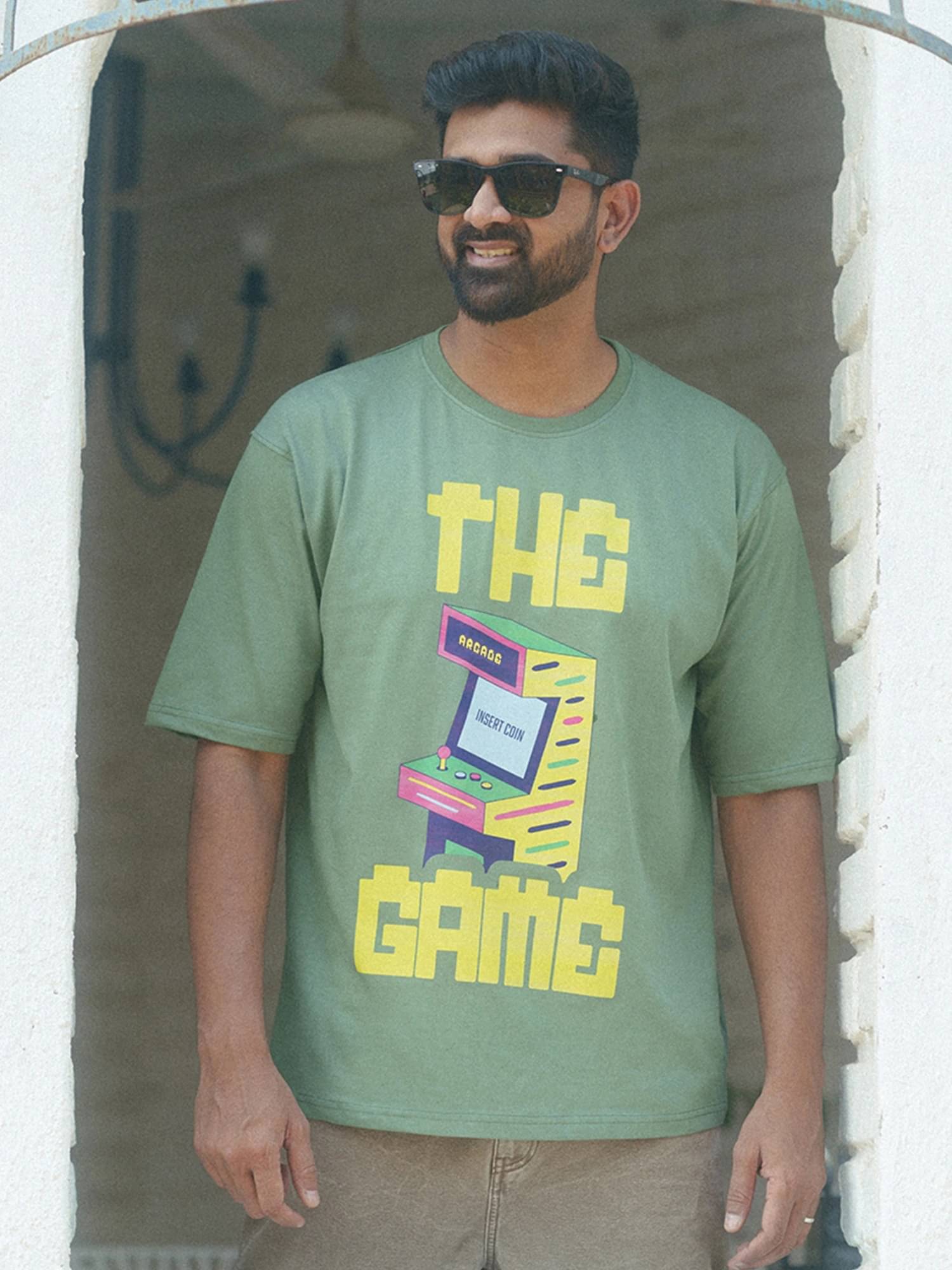 Maniac Men 100% Cotton Regular Fit Printed T-Shirt ( Green ) Maniac Men 100% Cotton Regular Fit Printed T-Shirt ( Green )