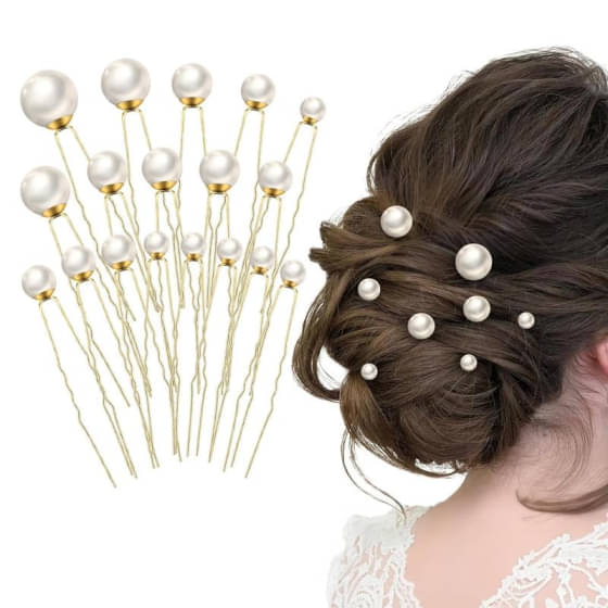     			Medbuddy Gold Women's Hair Pin ( Pack of 1 )