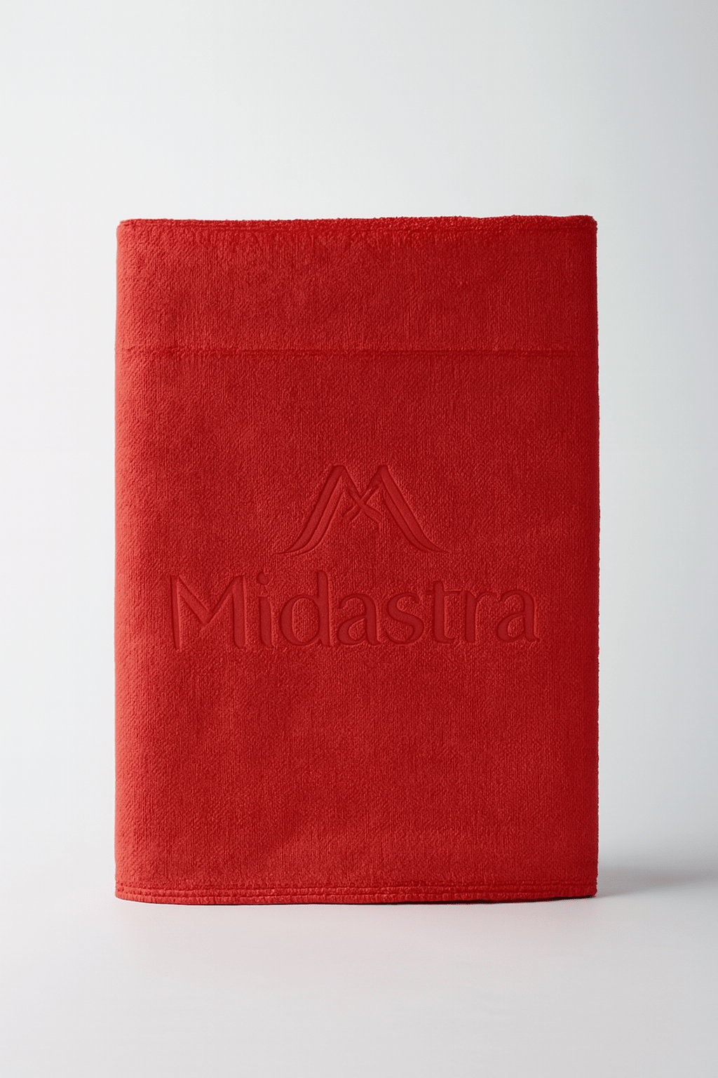     			Midastra Pack of 1 Microfibre 400 -GSM Bath Towel ( Red )