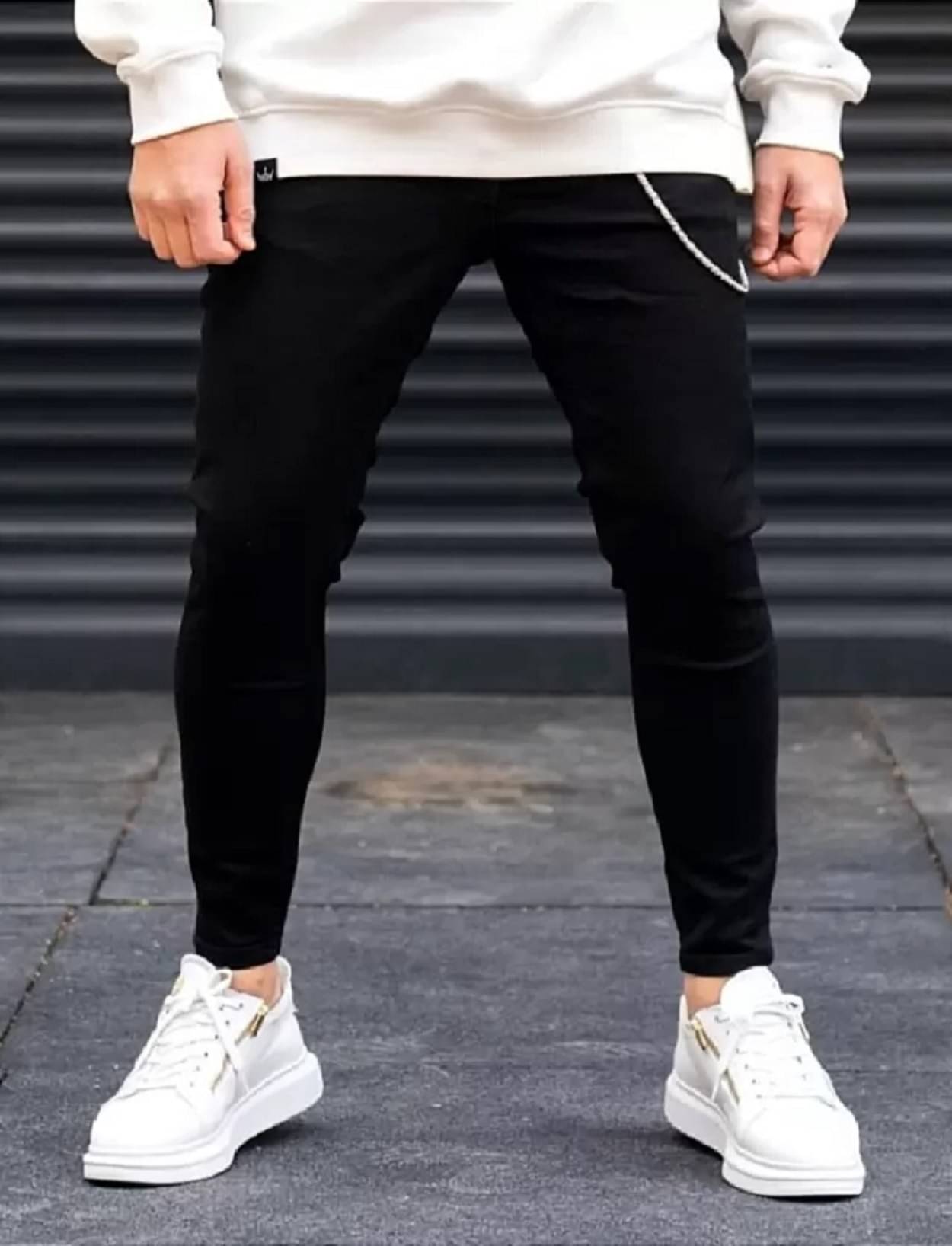 POKHINDA Skinny Fit Basic Men's Jeans - Black ( Pack of 1 )     			POKHINDA Skinny Fit Basic Men's Jeans - Black ( Pack of 1 )
