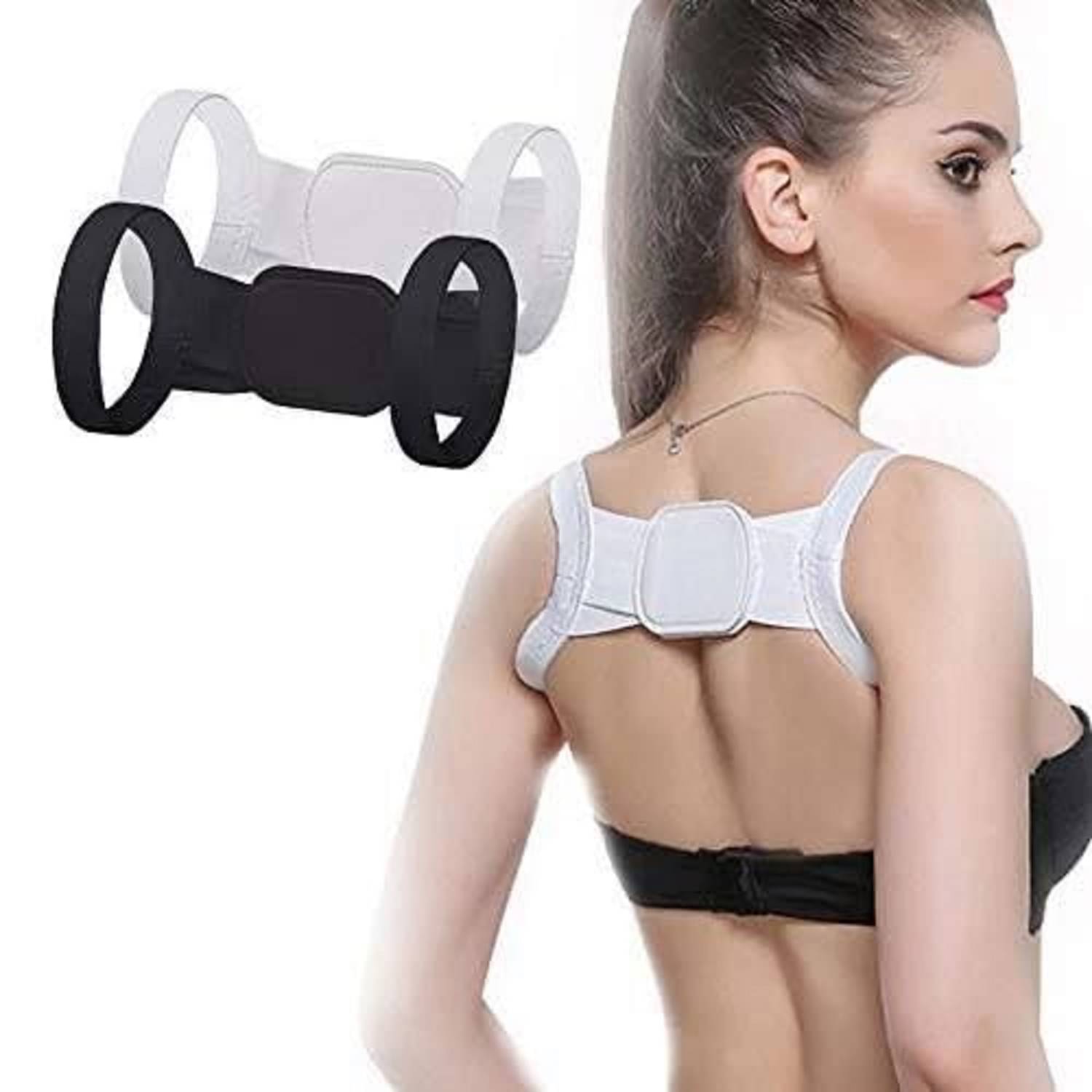     			Posture Corrector - Adjustable Back Brace for Men and Women -Relieves Neck, Shoulder, Clavicle, and Back Pain, Back Belt for Back Pain, Breathable Design