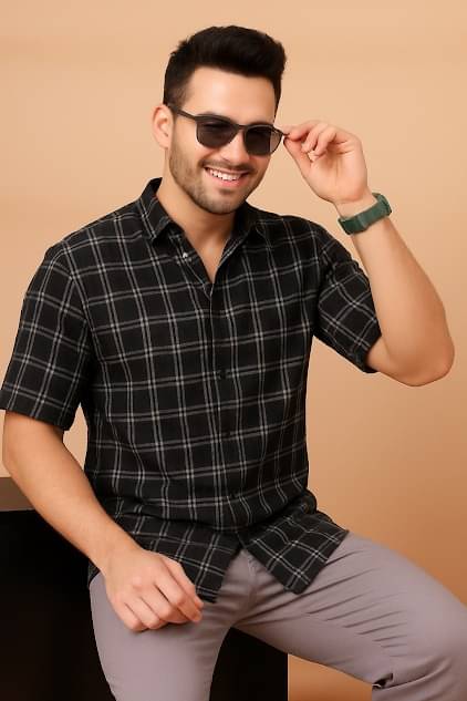 Rigo Cotton Blend Regular Fit Checks Half Sleeves Men's Casual Shirt - Multicolor ( Pack of 1 ) Rigo Cotton Blend Regular Fit Checks Half Sleeves Men's Casual Shirt - Multicolor ( Pack of 1 )