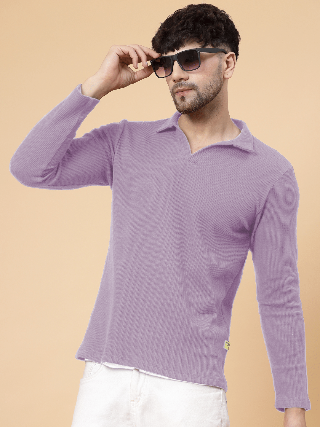Rigo Men Cotton Regular Fit Solid Polo T Shirt ( Purple ) Rigo Men Cotton Regular Fit Solid Polo T Shirt ( Purple )