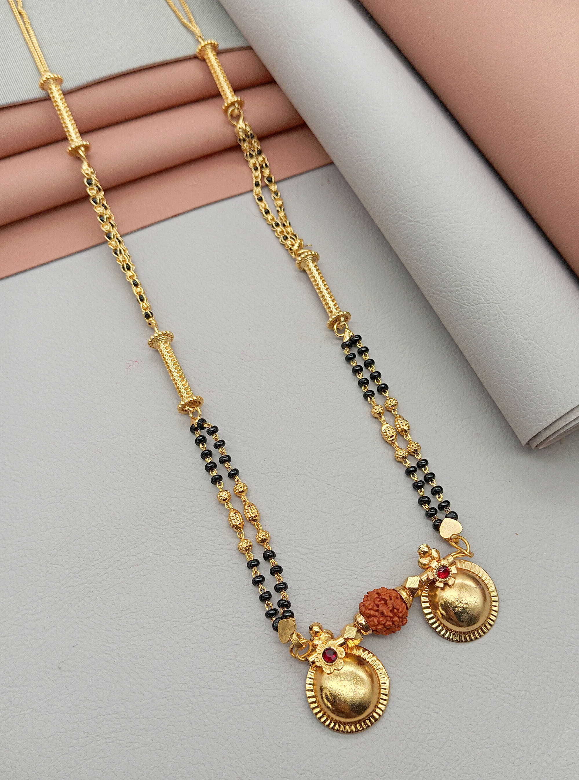 SHANKHRAJ MA LL Golden Mangalsutra ( Pack of 1 ) SHANKHRAJ MA LL Golden Mangalsutra ( Pack of 1 )