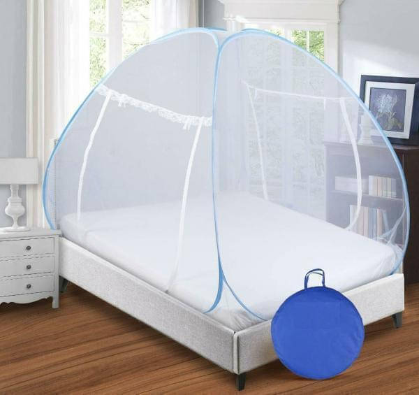     			SIFRA - Multi Polycotton Foldable Mosquito Net ( Pack of 1 )