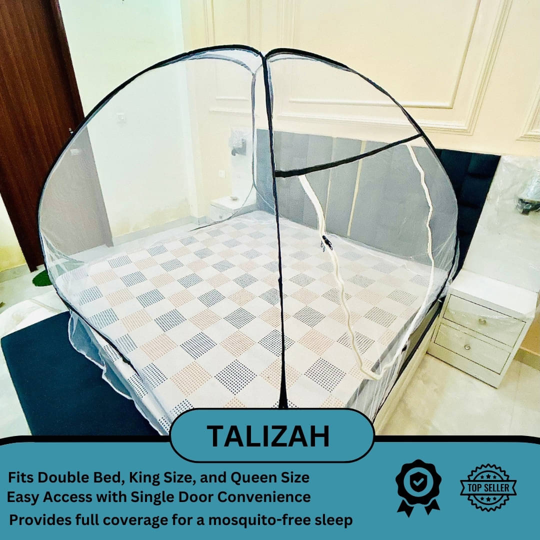     			SIFRA - Multi Polycotton Foldable Mosquito Net ( Pack of 1 )