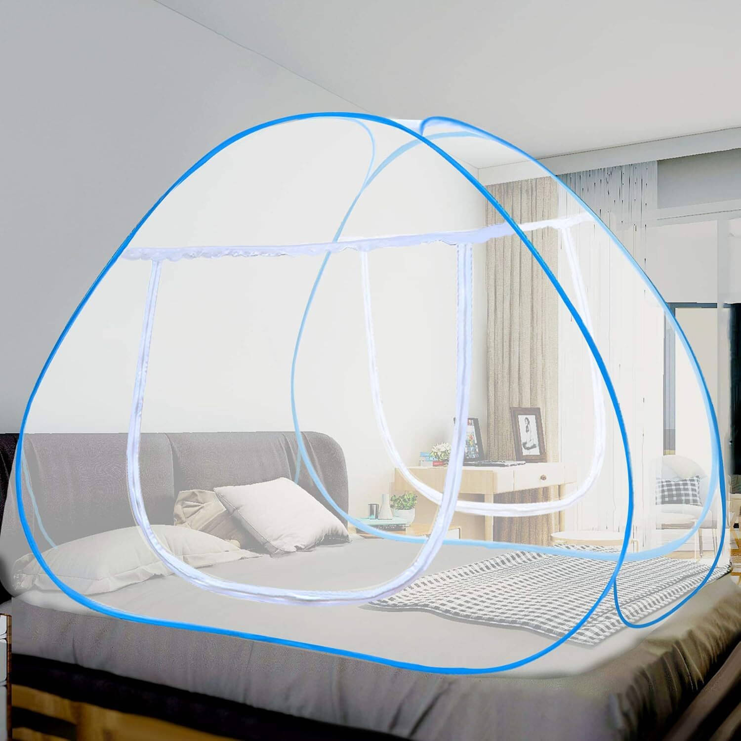     			SIFRA - Multi Polycotton Tent Mosquito Net ( Pack of 1 )