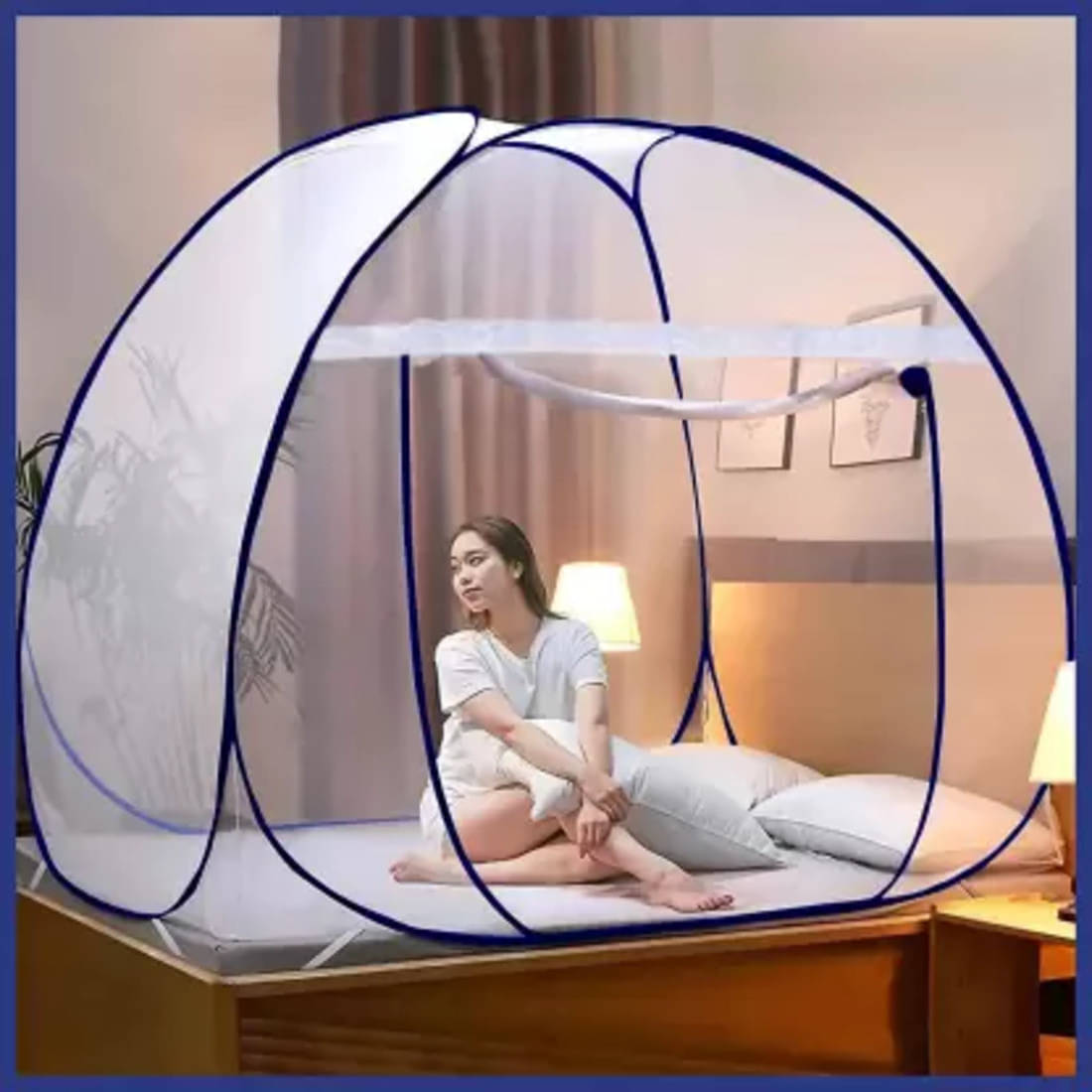     			SIFRA - Multi Polycotton Tent Mosquito Net ( Pack of 1 )
