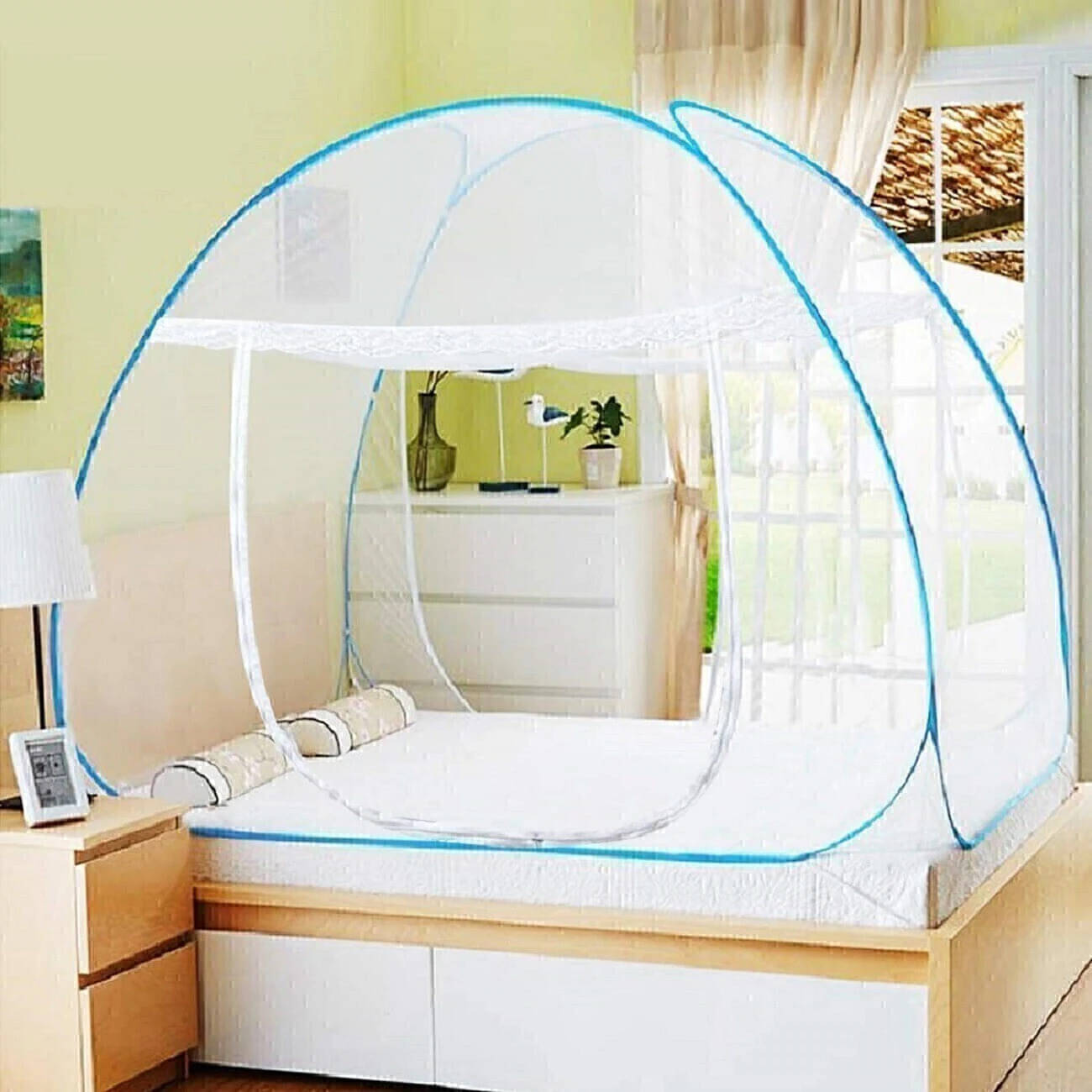     			SIFRA - Multi Polycotton Tent Mosquito Net ( Pack of 1 )