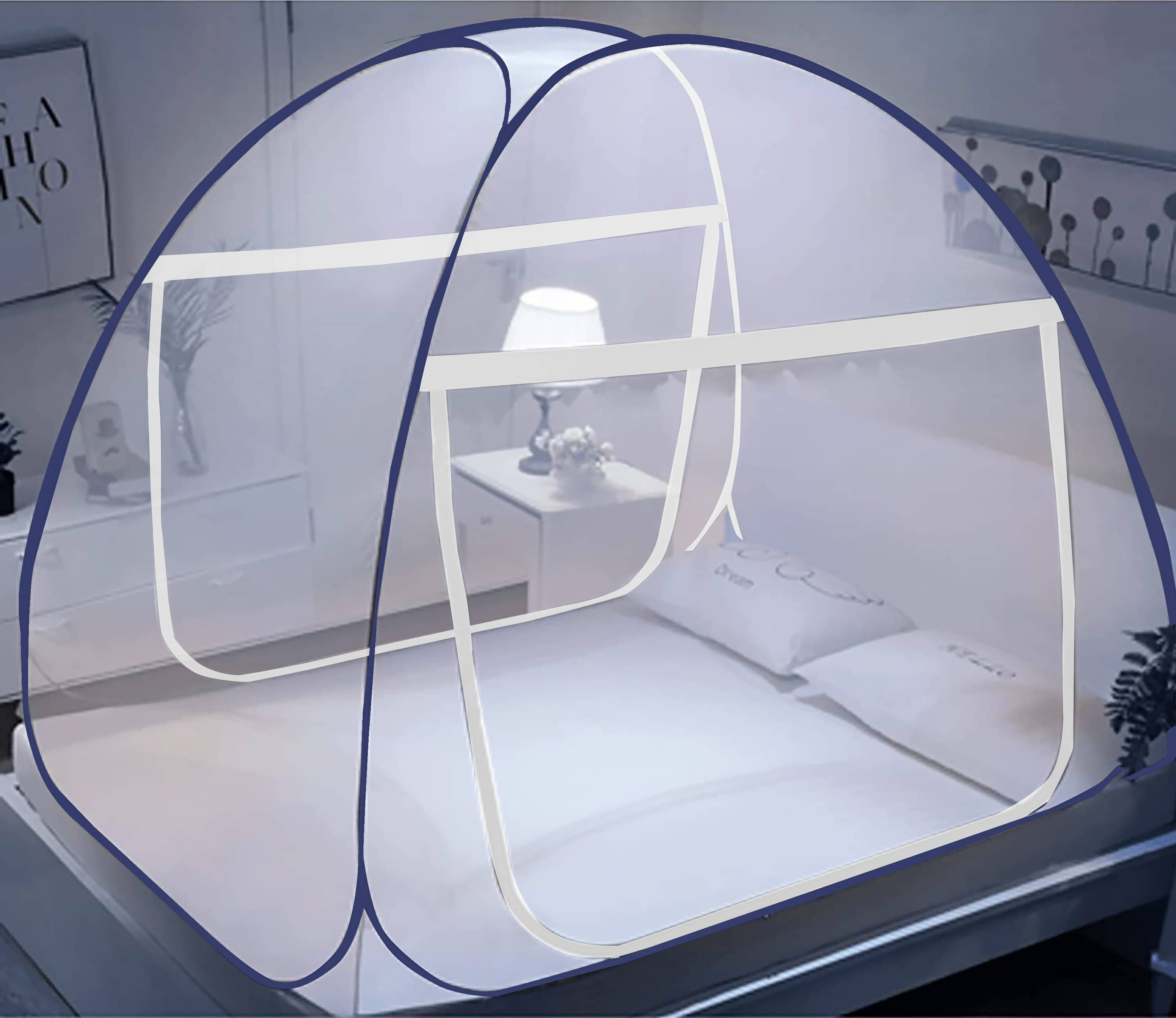     			SIFRA - Multi Polycotton Tent Mosquito Net ( Pack of 1 )