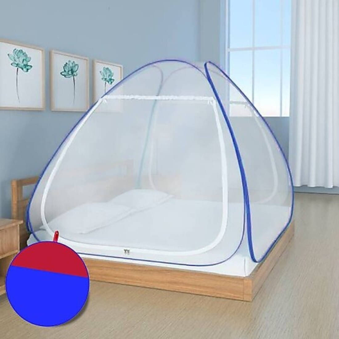     			SIFRA - Multi Polycotton Tent Mosquito Net ( Pack of 1 )