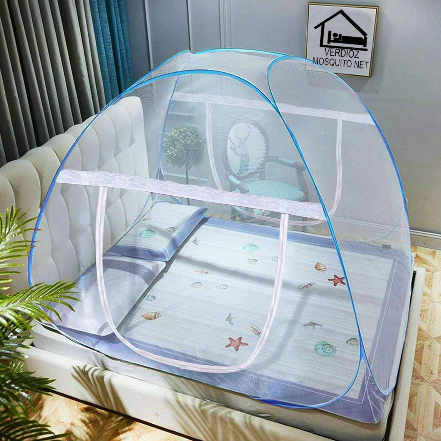     			SIFRA - Multi Polycotton Tent Mosquito Net ( Pack of 1 )