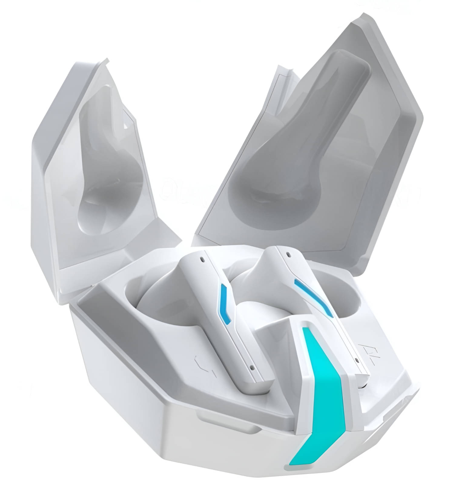     			VEHOP Wing Truly Wireless Earbuds TWS | ~32dB ANC & Transparency Mode | Upto 50Hrs Playtime | Bluetooth V5.4 | Quad Mics with AI-ENC | 40ms Low Latency Gaming | Breathing LED Lights