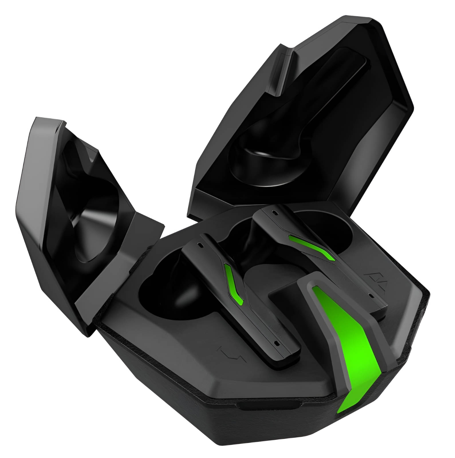     			VERONIC Wing Truly Wireless Earbuds TWS | ~32dB ANC & Transparency Mode | Upto 50Hrs Playtime | Bluetooth V5.4 | Quad Mics with AI-ENC | 40ms Low Latency Gaming | Breathing LED Lights