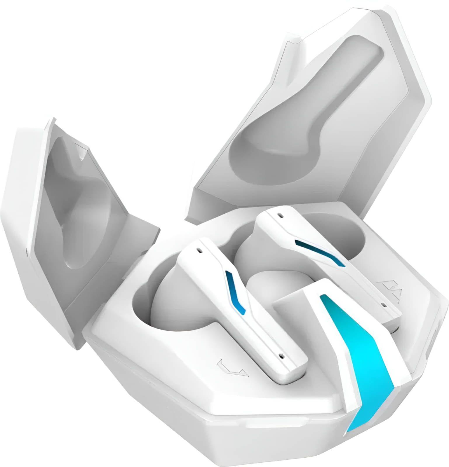     			VERONIC Wing Truly Wireless Earbuds TWS | ~32dB ANC & Transparency Mode | Upto 50Hrs Playtime | Bluetooth V5.4 | Quad Mics with AI-ENC | 40ms Low Latency Gaming | Breathing LED Lights