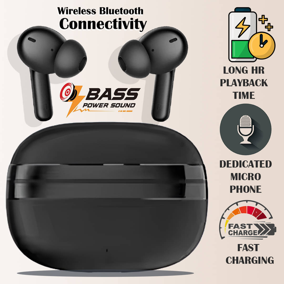    			Wireless TWS Earbuds | Noise Reduction | Comfortable Fit | Upto 48H Playtime