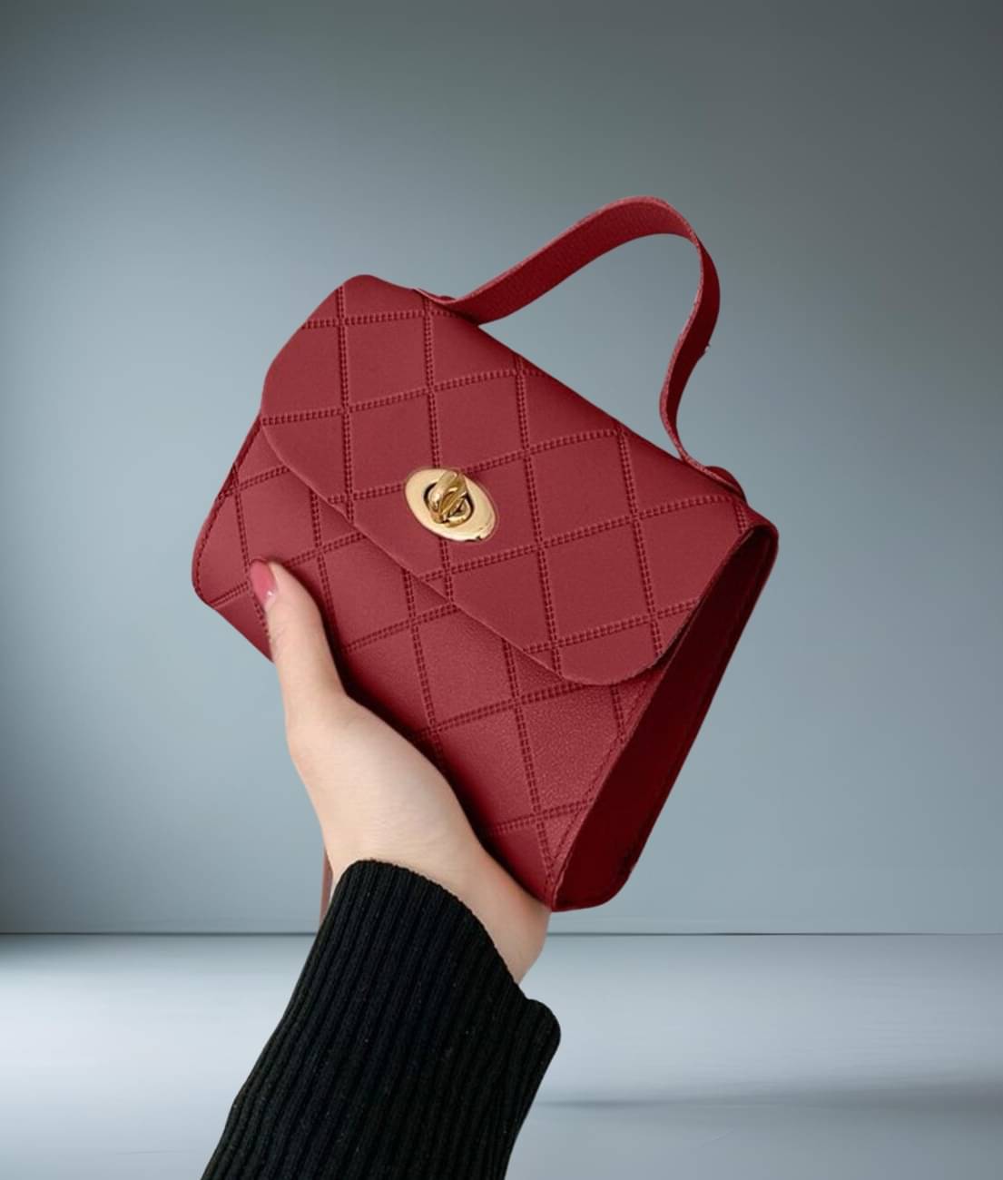     			gufrina Sling Bag PU Set of 1 ( Maroon )