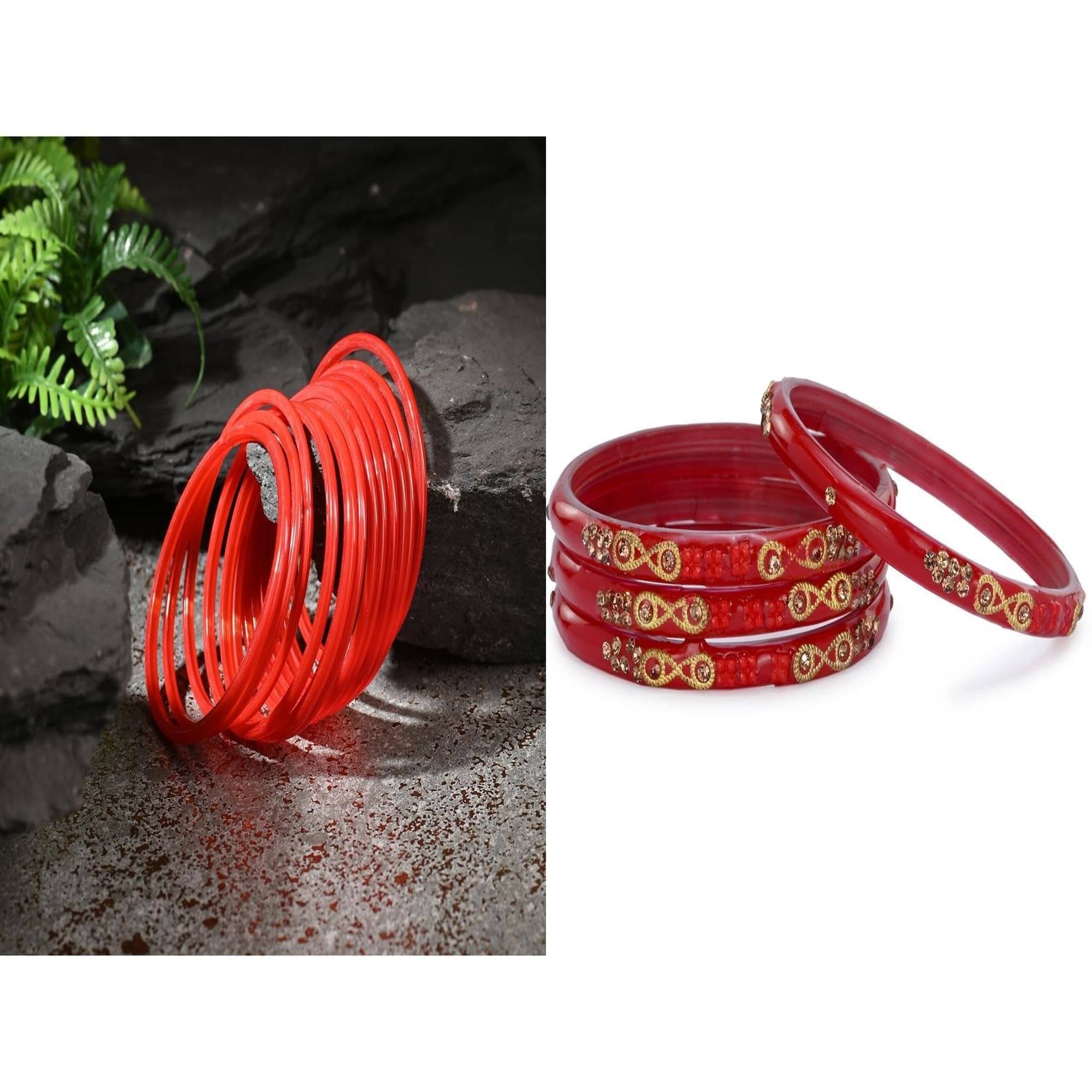 AFAST Multicolor Bangle Set ( Pack of 2 ) AFAST Multicolor Bangle Set ( Pack of 2 )