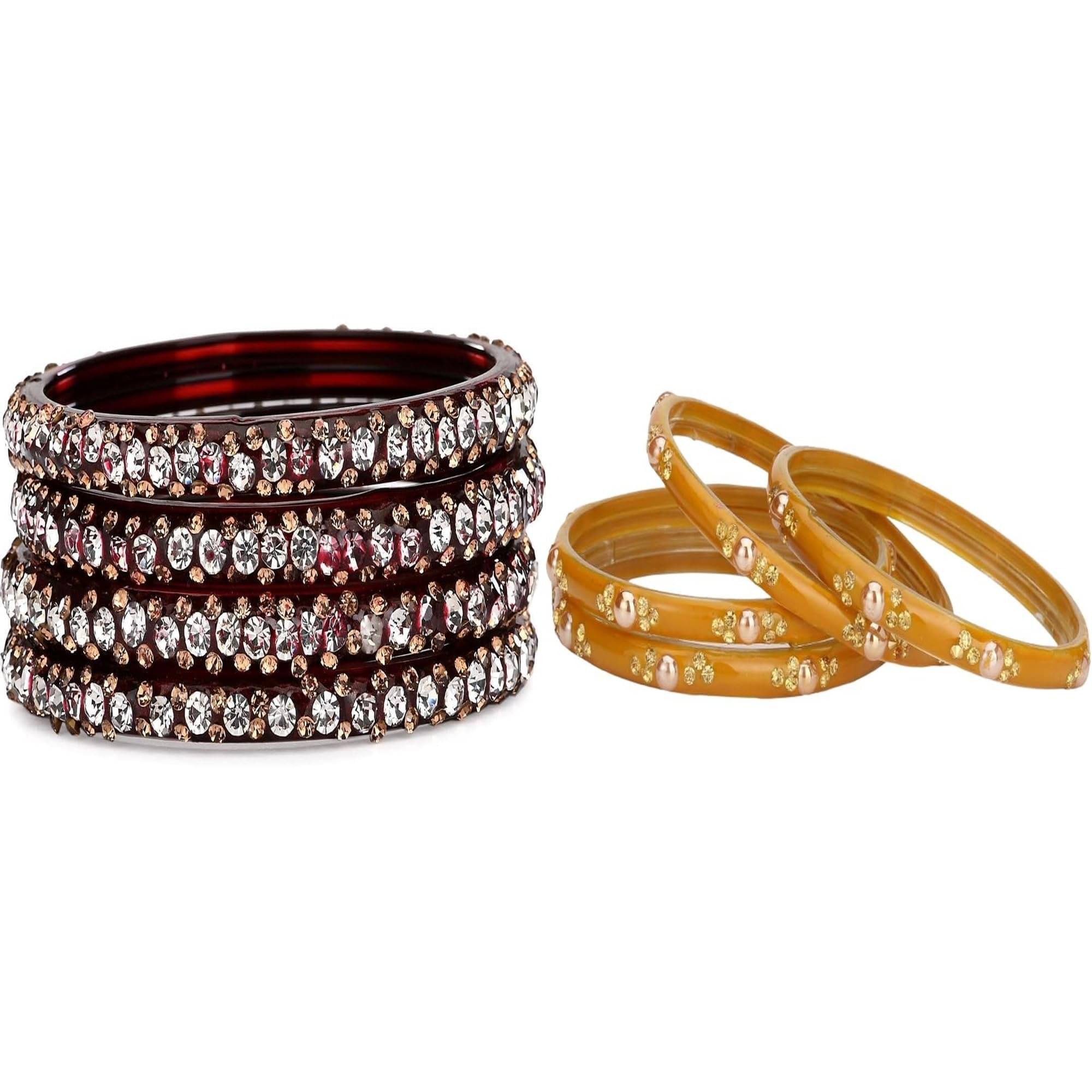     			AFAST Multicolor Bangle Set ( Pack of 2 )
