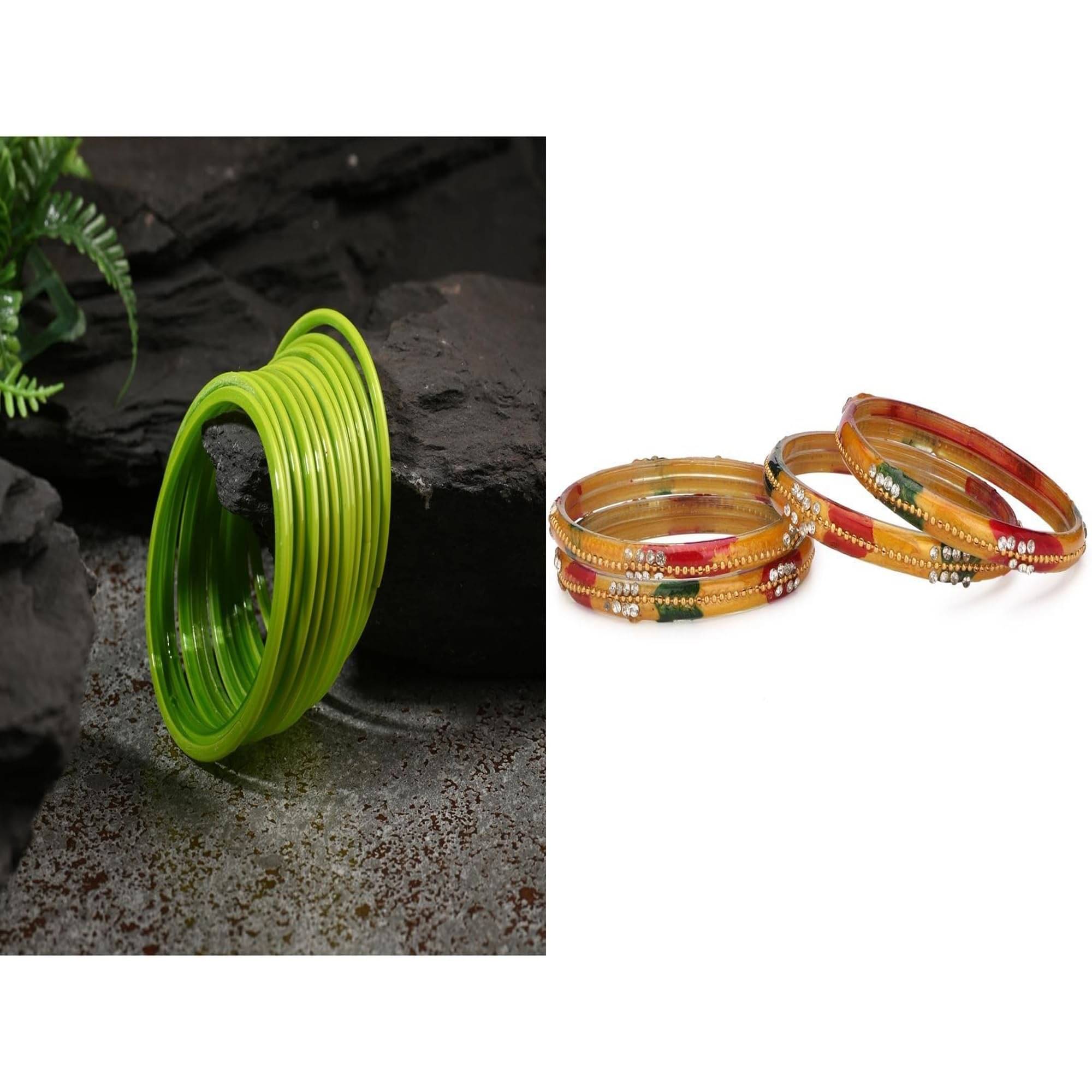     			AFAST Multicolor Bangle Set ( Pack of 2 )