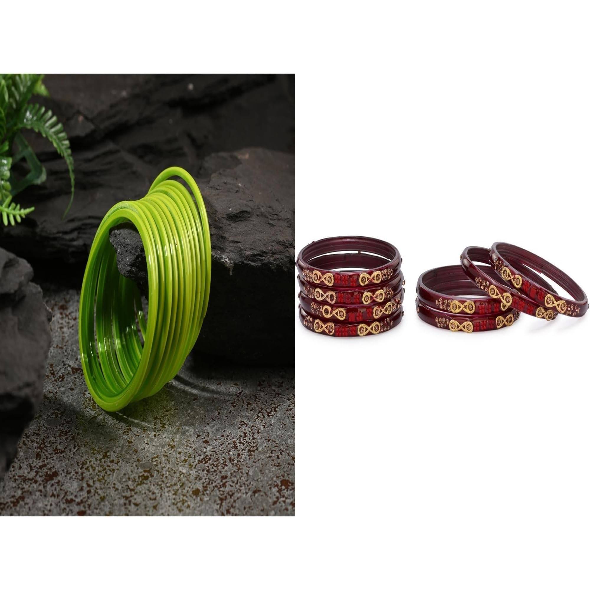     			AFAST Multicolor Bangle Set ( Pack of 2 )