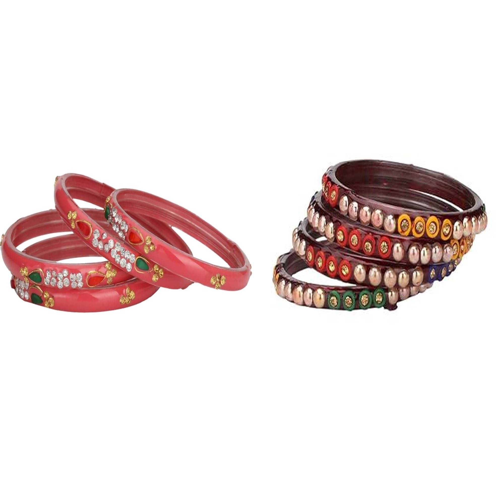     			AFAST Multicolor Bangle Set ( Pack of 2 )