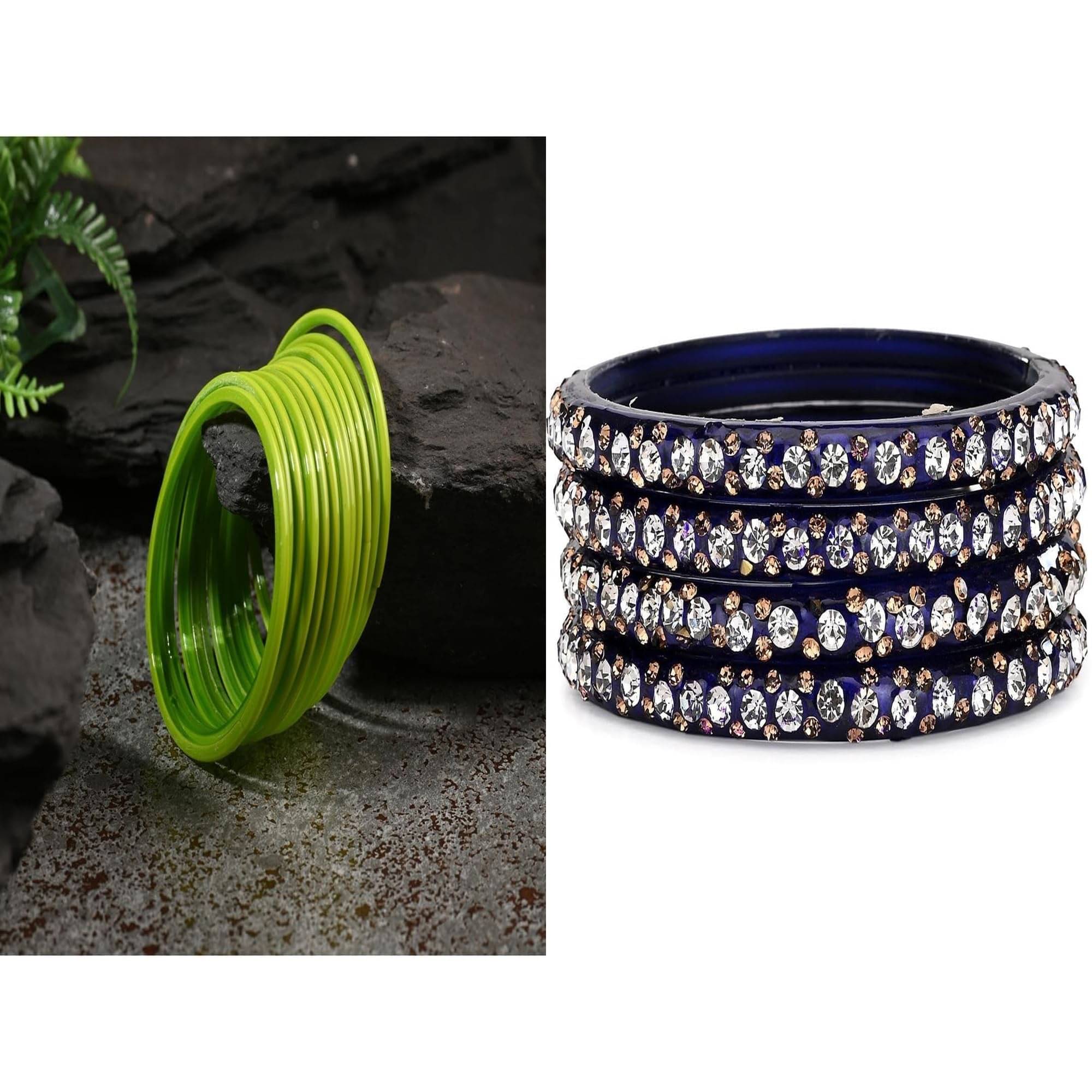     			AFAST Multicolor Bangle Set ( Pack of 2 )