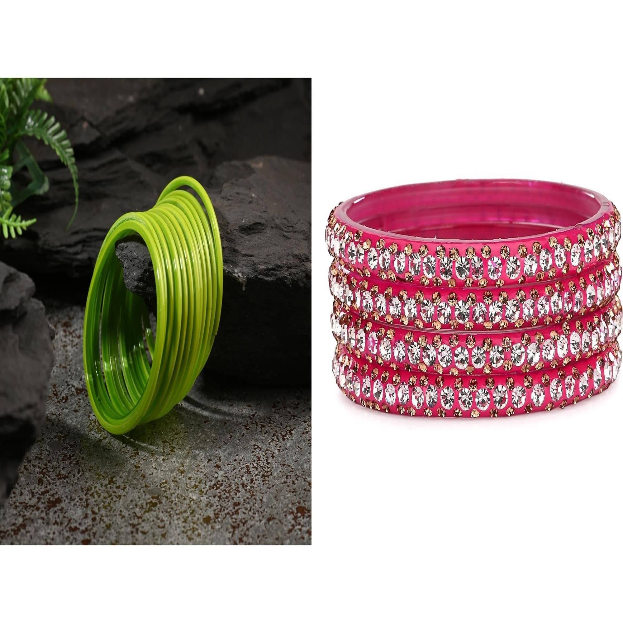 AFAST Multicolor Bangle Set ( Pack of 2 ) AFAST Multicolor Bangle Set ( Pack of 2 )
