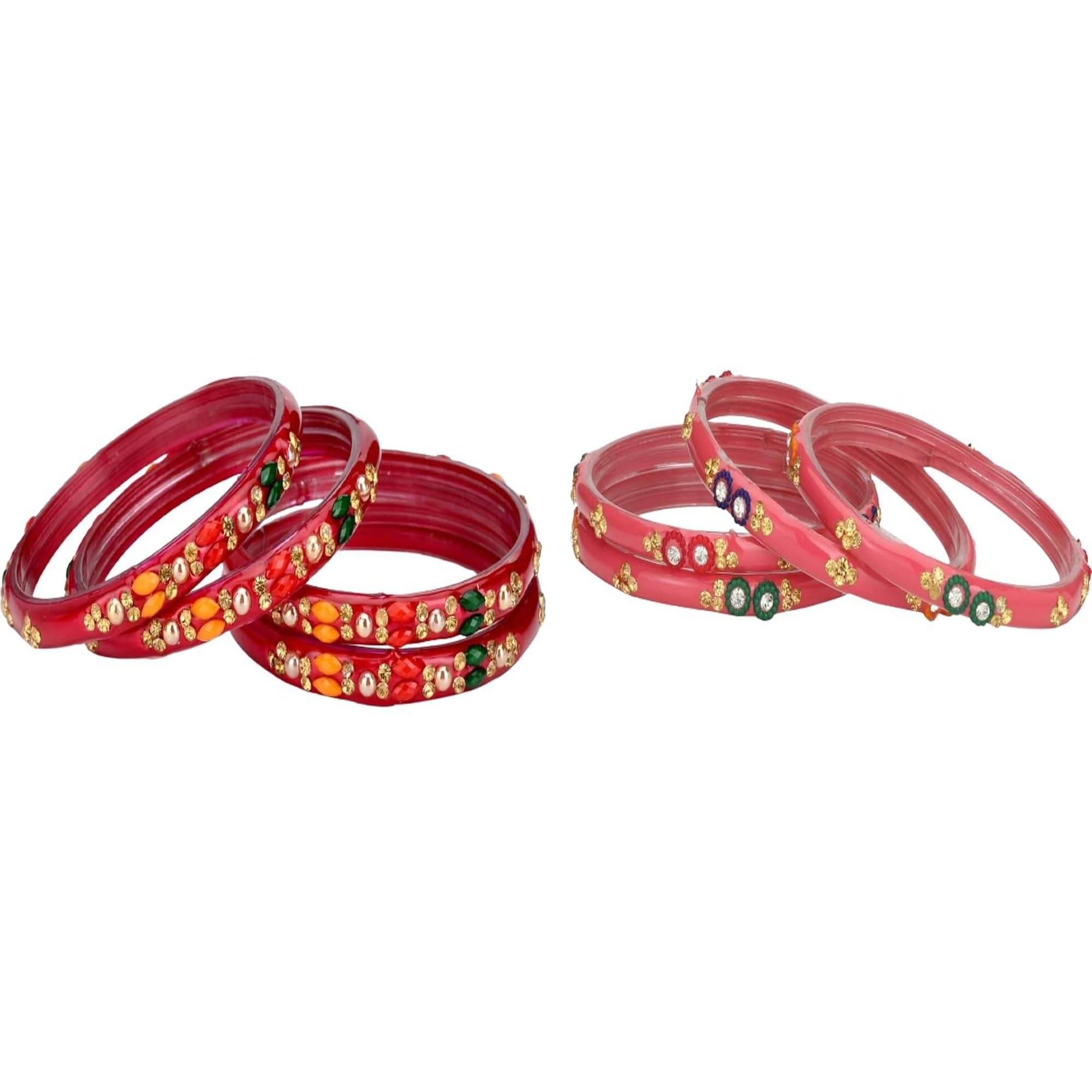     			AFAST Multicolor Bangle Set ( Pack of 2 )