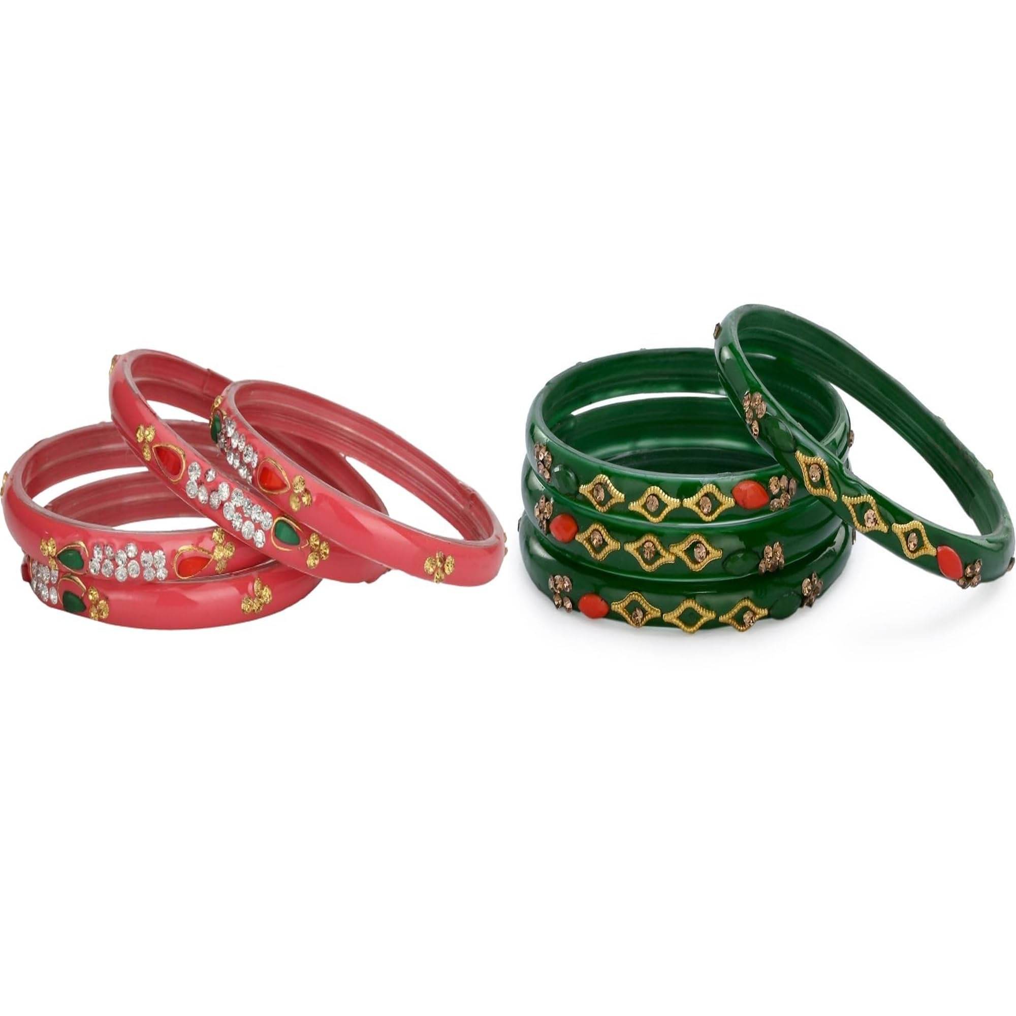     			AFAST Multicolor Bangle Set ( Pack of 2 )