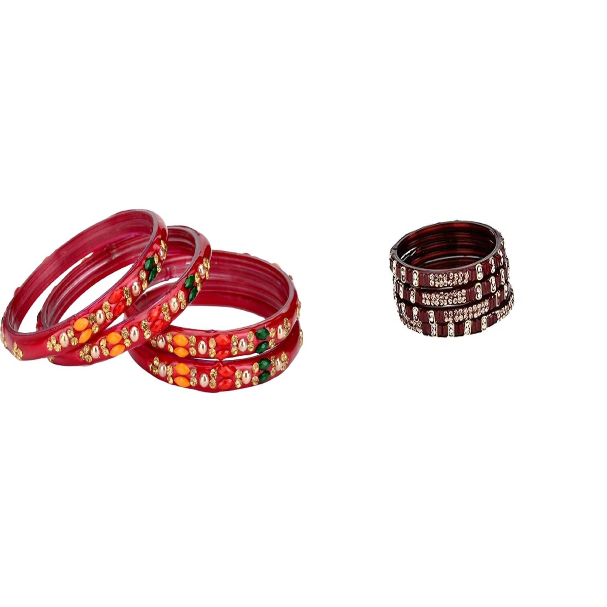     			AFAST Multicolor Bangle Set ( Pack of 2 )