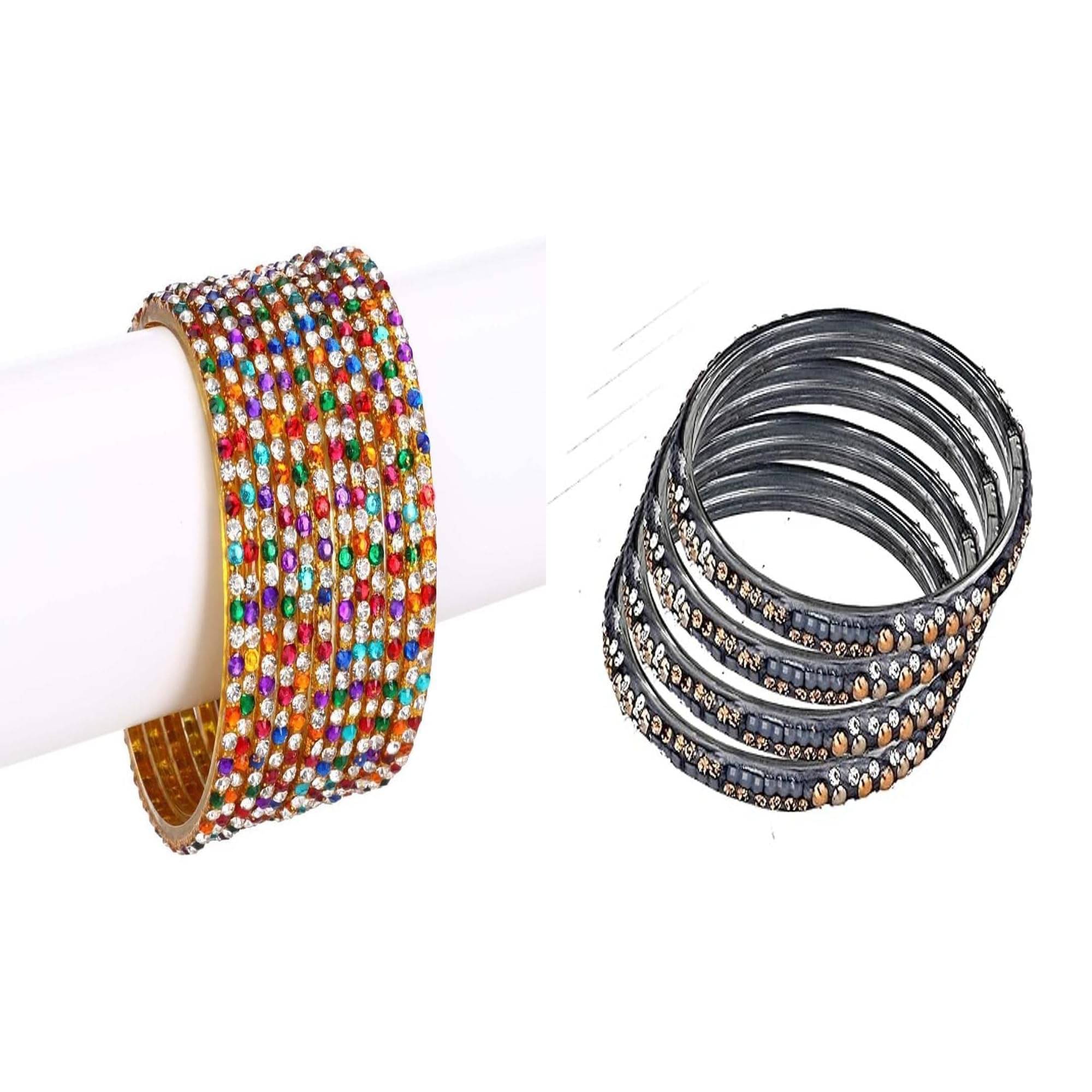     			AFAST Multicolor Bangle Set ( Pack of 2 )