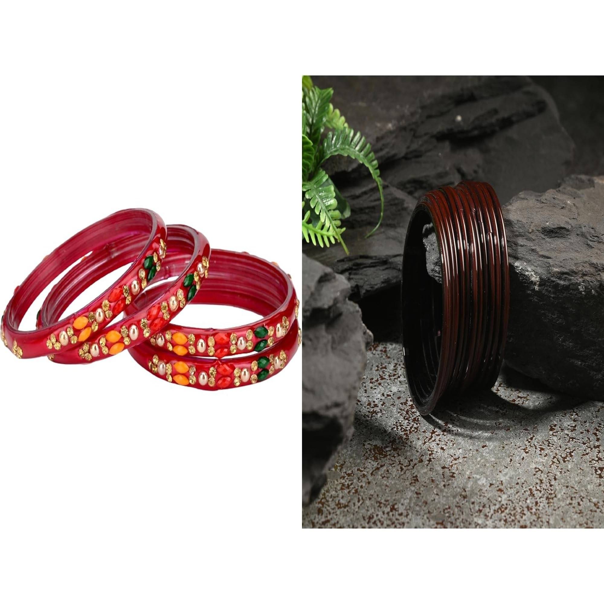 AFAST Multicolor Bangle Set ( Pack of 2 )     			AFAST Multicolor Bangle Set ( Pack of 2 )