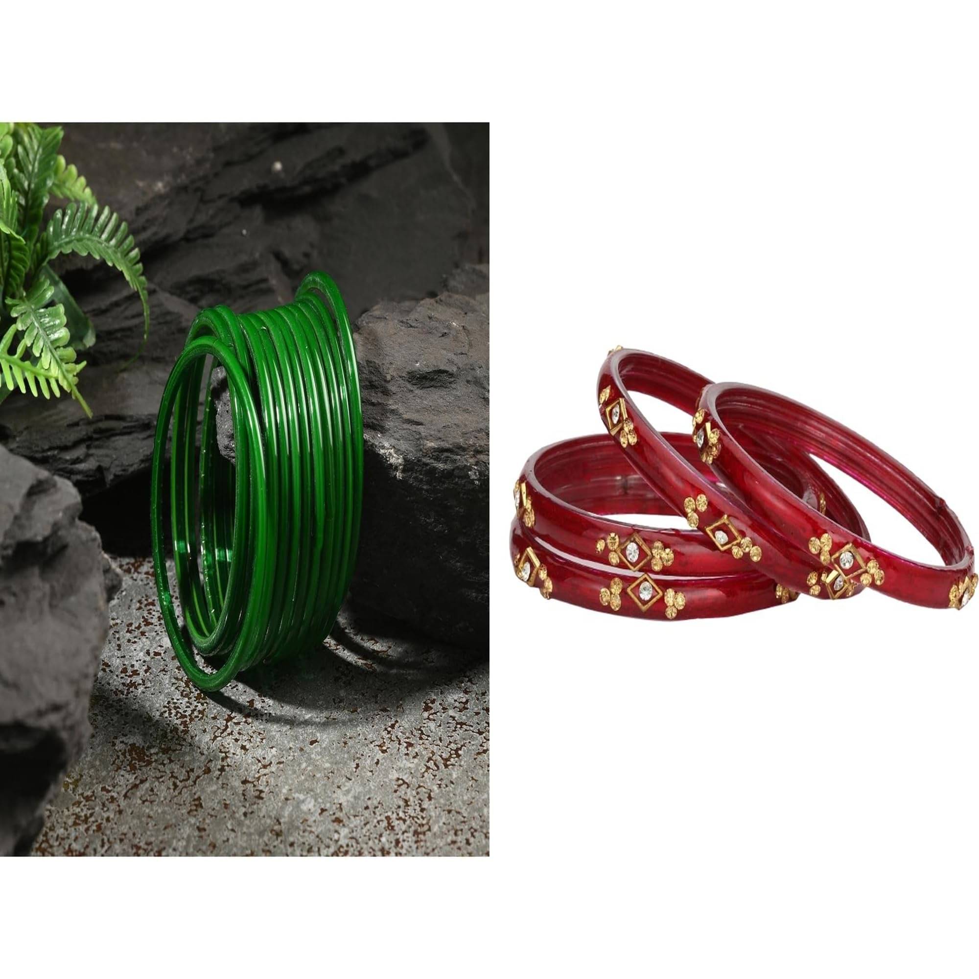 AFAST Multicolor Bangle Set ( Pack of 2 ) AFAST Multicolor Bangle Set ( Pack of 2 )