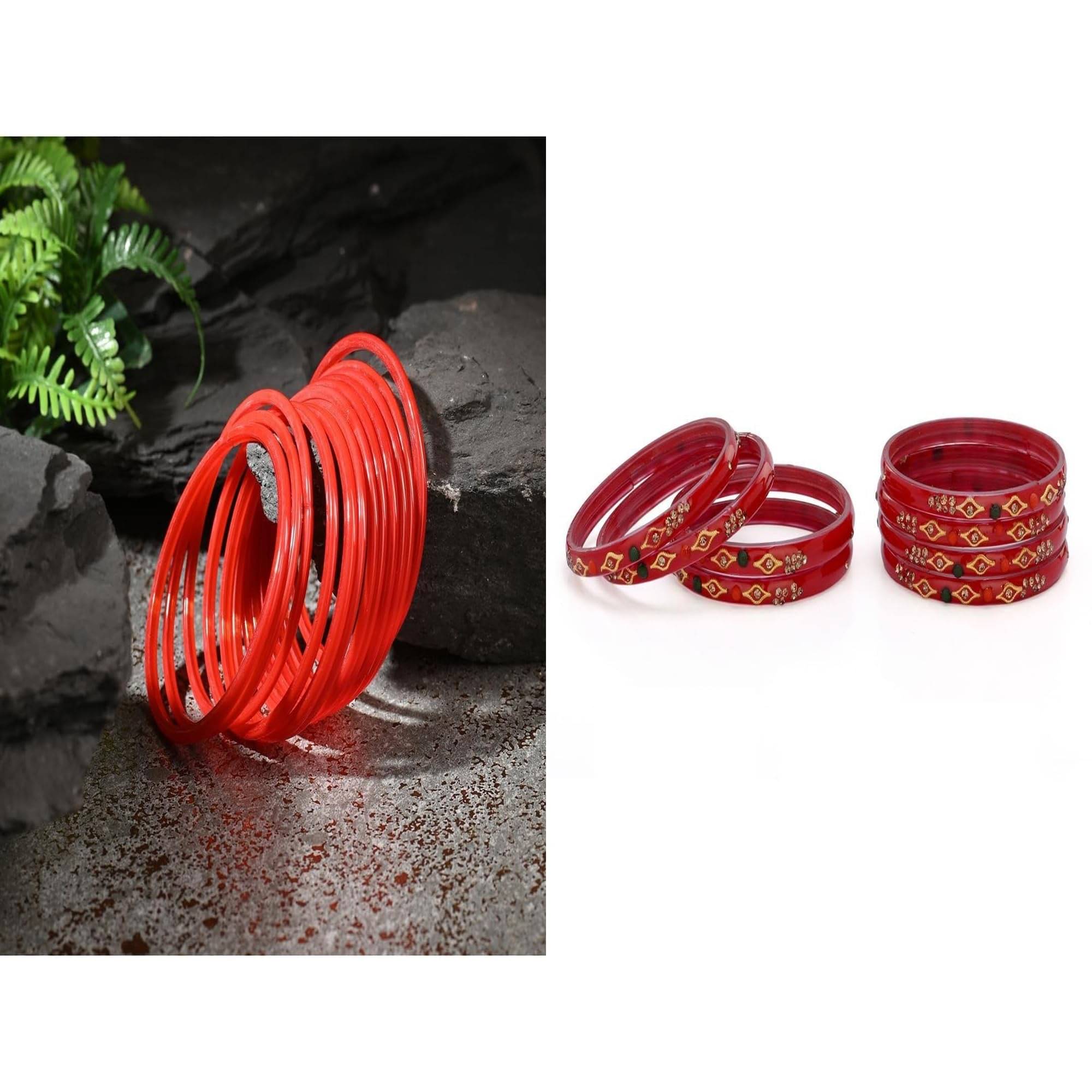     			AFAST Multicolor Bangle Set ( Pack of 2 )