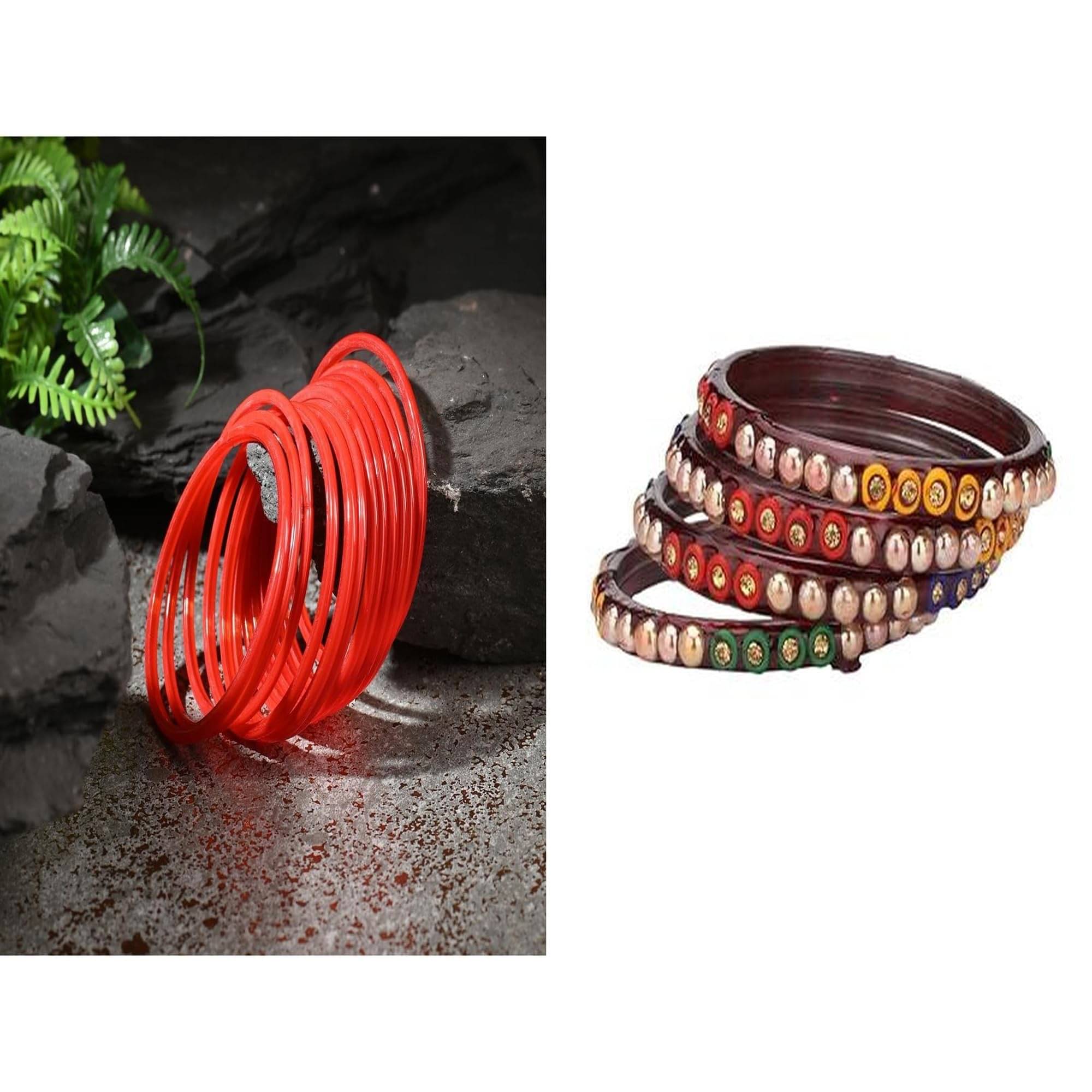 AFAST Multicolor Bangle Set ( Pack of 2 ) AFAST Multicolor Bangle Set ( Pack of 2 )