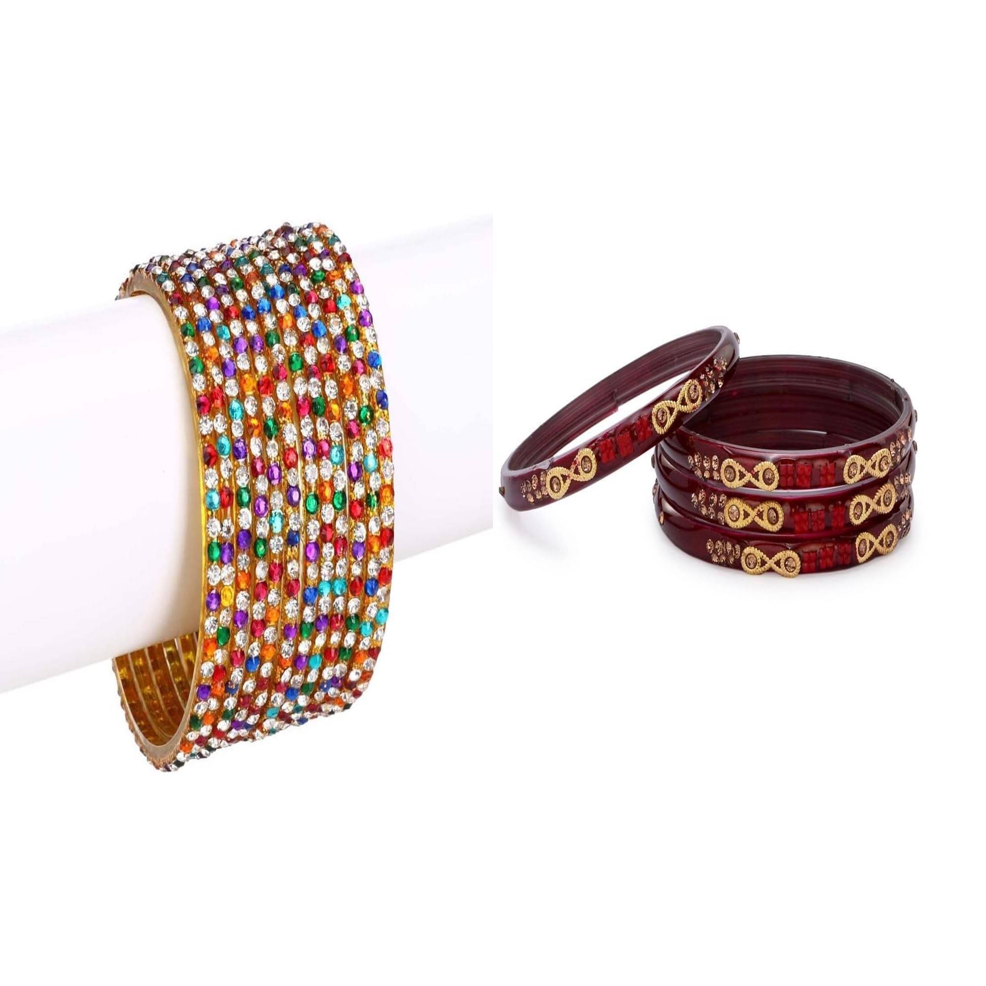 AFAST Multicolor Bangle Set ( Pack of 2 ) AFAST Multicolor Bangle Set ( Pack of 2 )