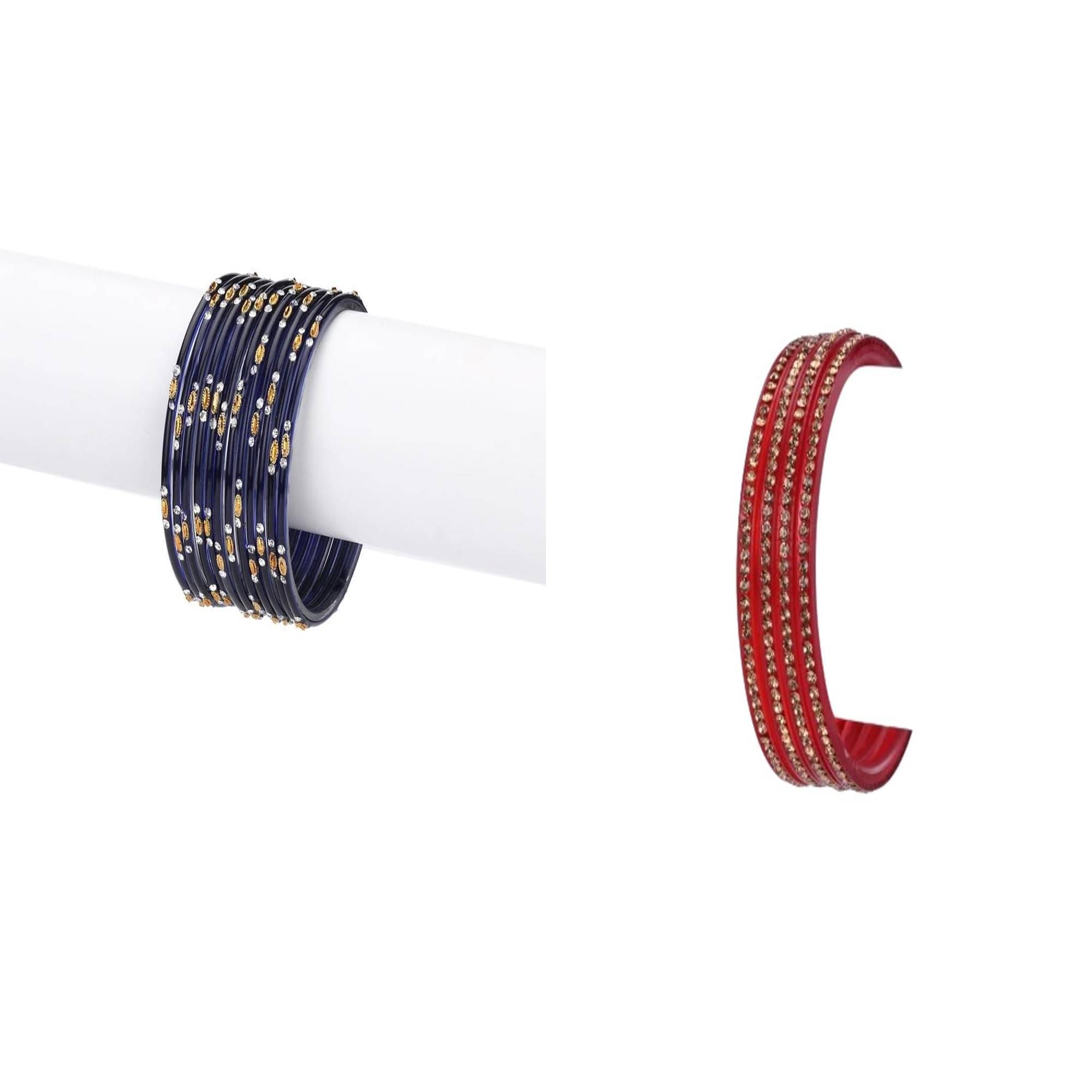     			AFAST Multicolor Bangle Set ( Pack of 2 )