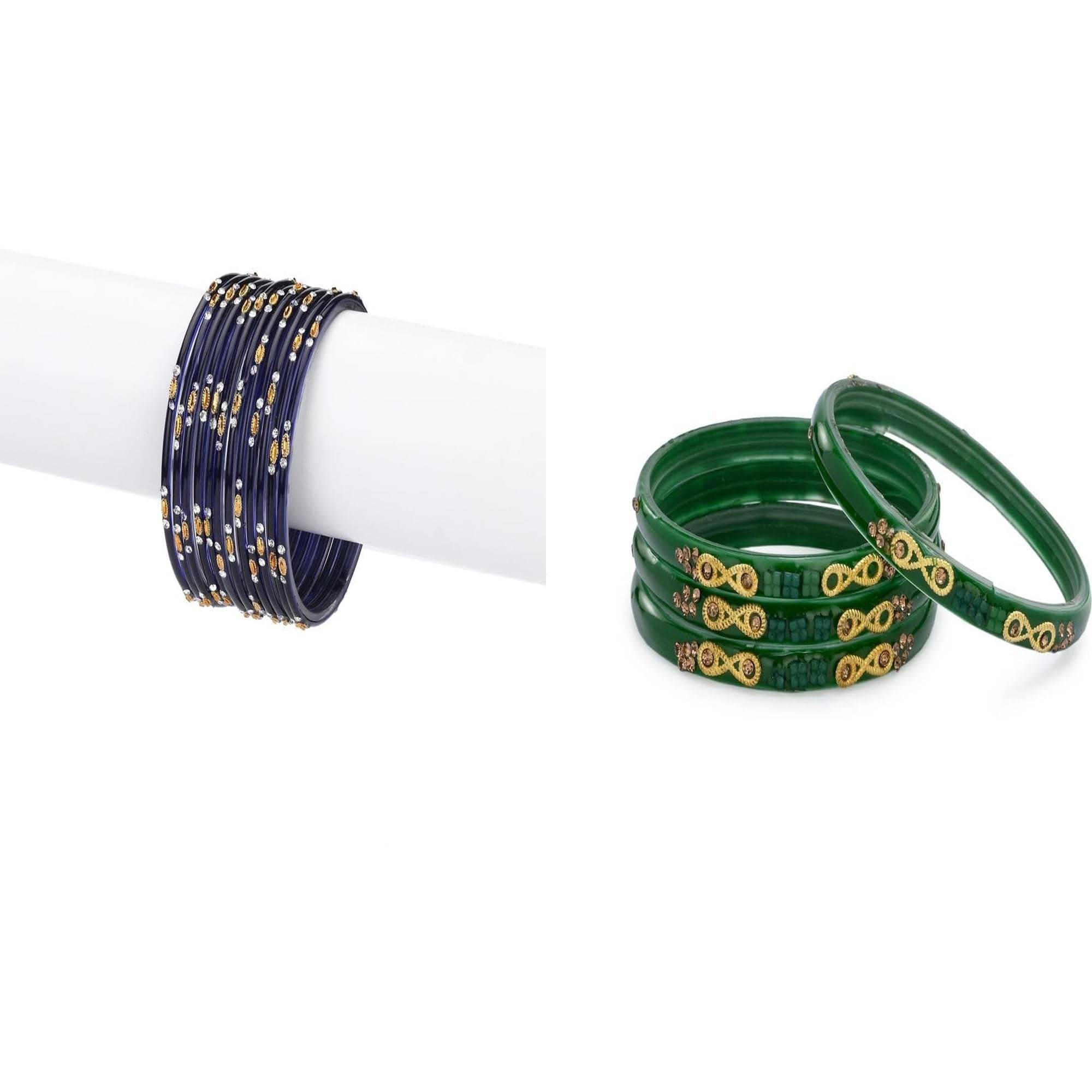    			AFAST Multicolor Bangle Set ( Pack of 2 )