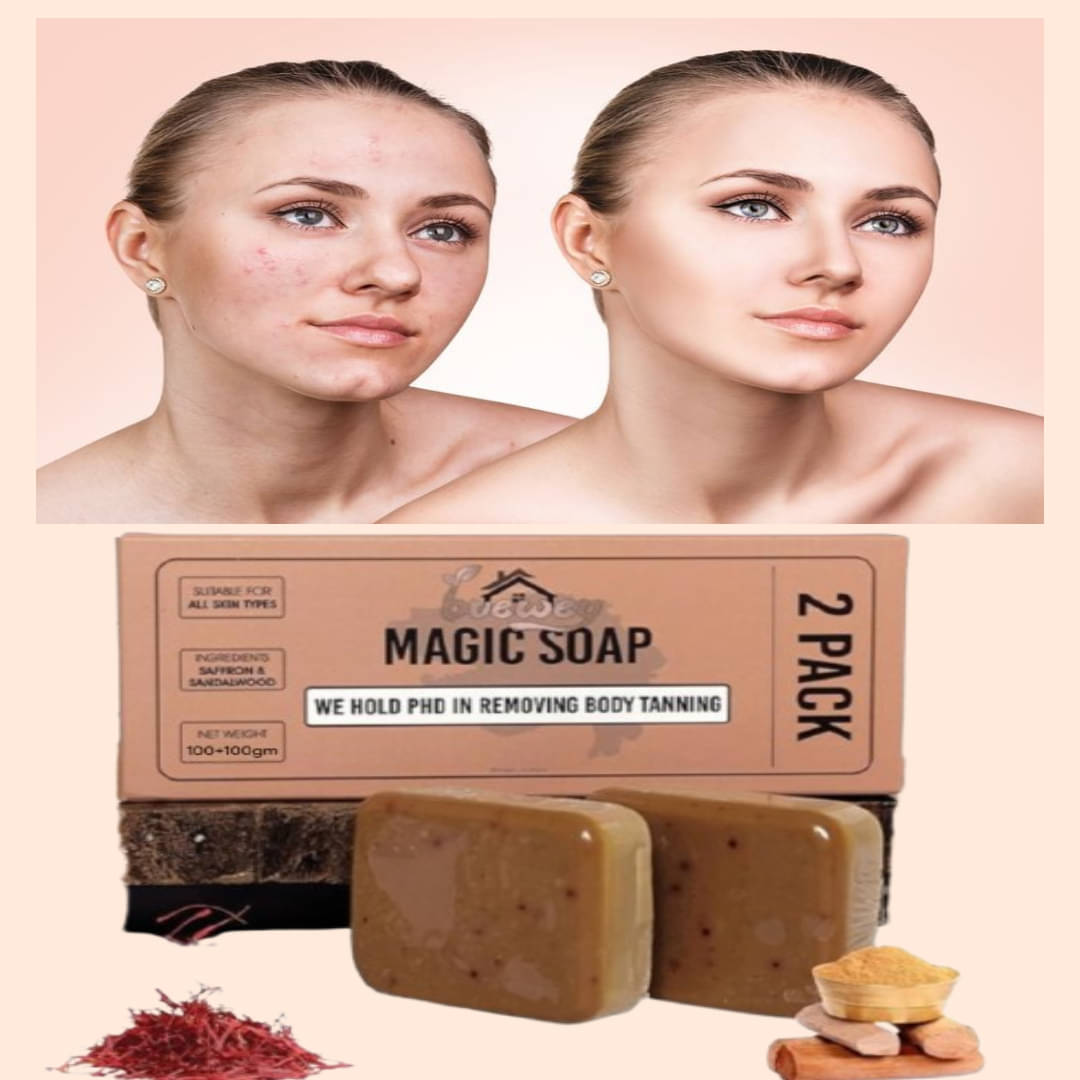 BUEWEY Beauty GHARI Soap Magic And Saffron Bath Soap for All Skin Type ( Pack of 2 ) BUEWEY Beauty GHARI Soap Magic And Saffron Bath Soap for All Skin Type ( Pack of 2 )